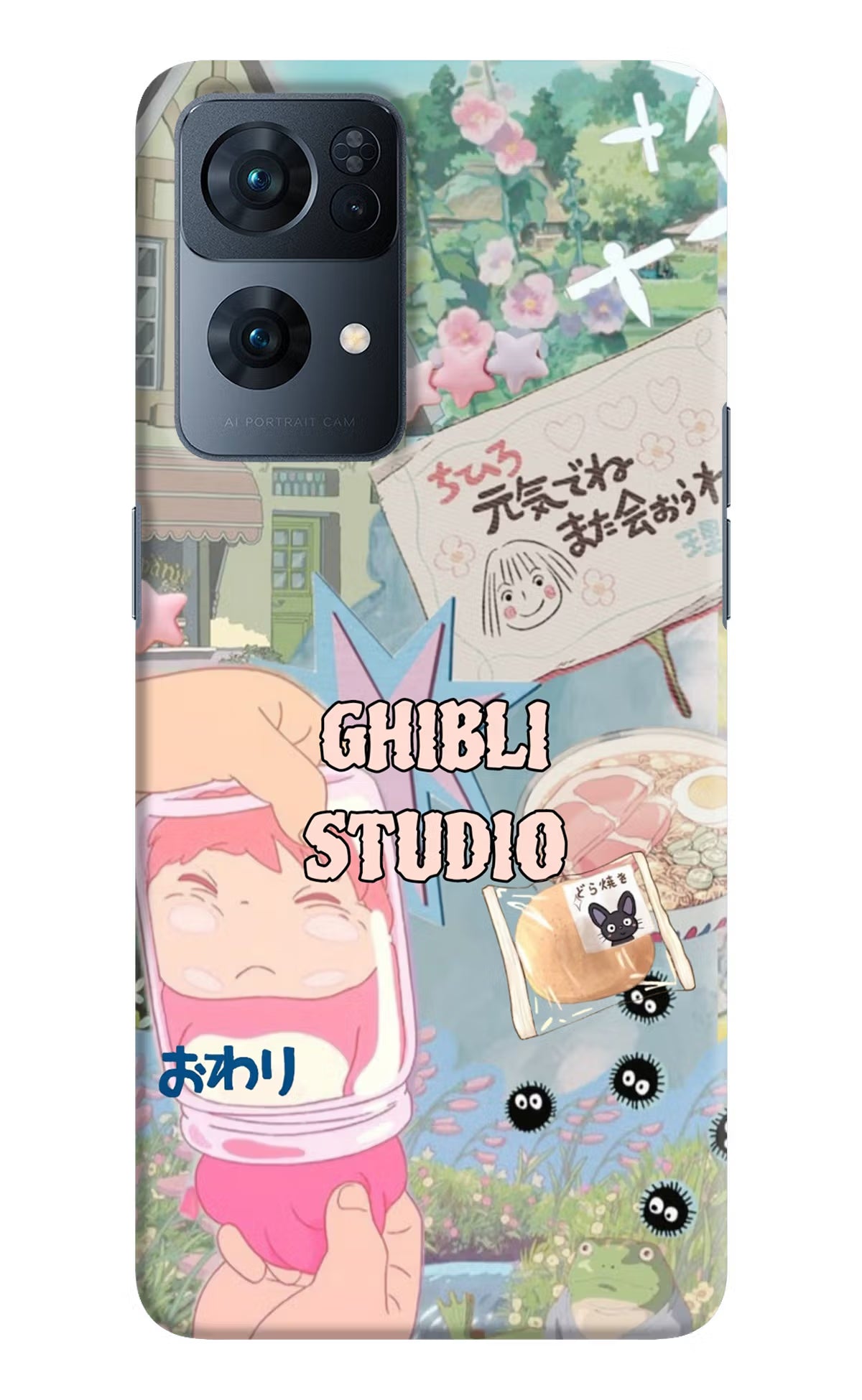 Studio Ghibli Oppo Reno7 Pro 5G Back Cover - Studio Ghibli Oppo Reno7 Pro 5G Back Cover Studio Ghibli Oppo Reno7 Pro 5G Back Cover