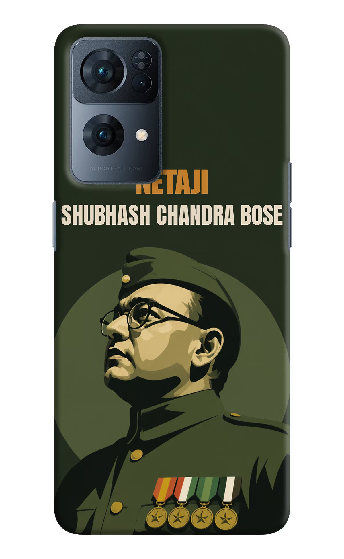 Netaji Legacy Oppo Reno7 Pro 5G Back Cover - Netaji Legacy Oppo Reno7 Pro 5G Back Cover Netaji Legacy Oppo Reno7 Pro 5G Back Cover