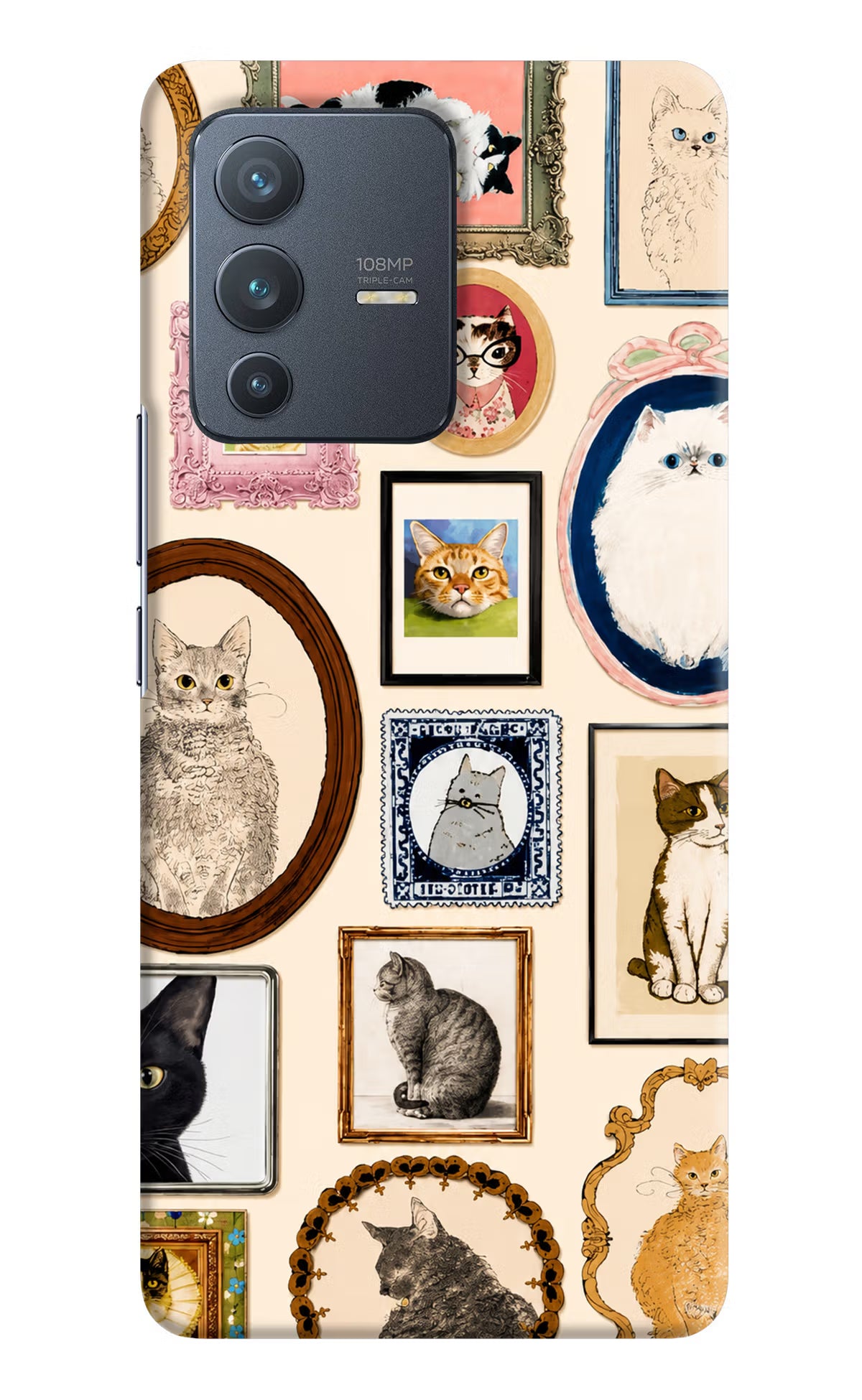 Mirror Cats Vivo V23 Pro 5G Back Cover - Mirror Cats Vivo V23 Pro 5G Back Cover Mirror Cats Vivo V23 Pro 5G Back Cover