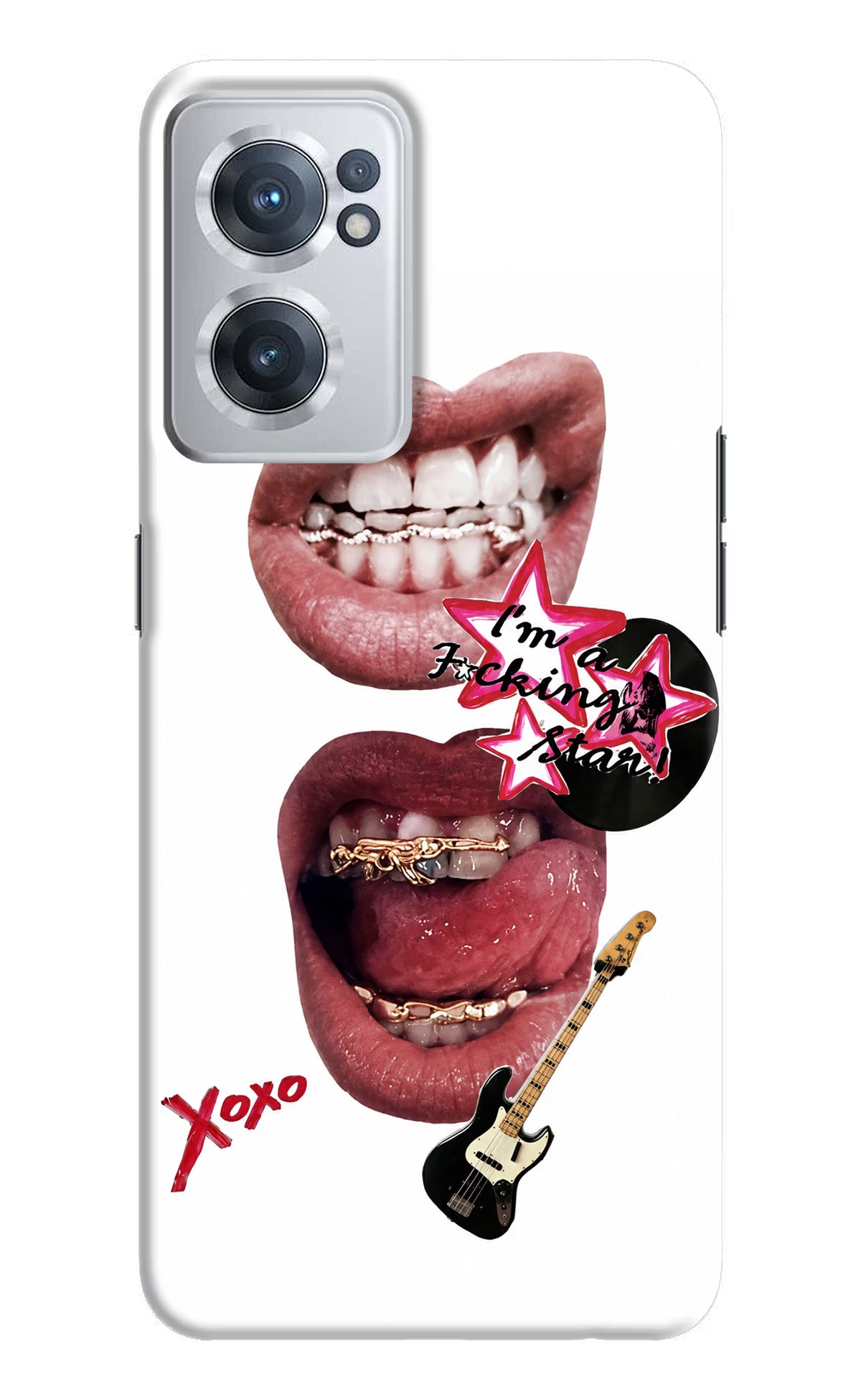 Rockstar OnePlus Nord CE 2 5G Back Cover - Rockstar OnePlus Nord CE 2 5G Back Cover Rockstar OnePlus Nord CE 2 5G Back Cover