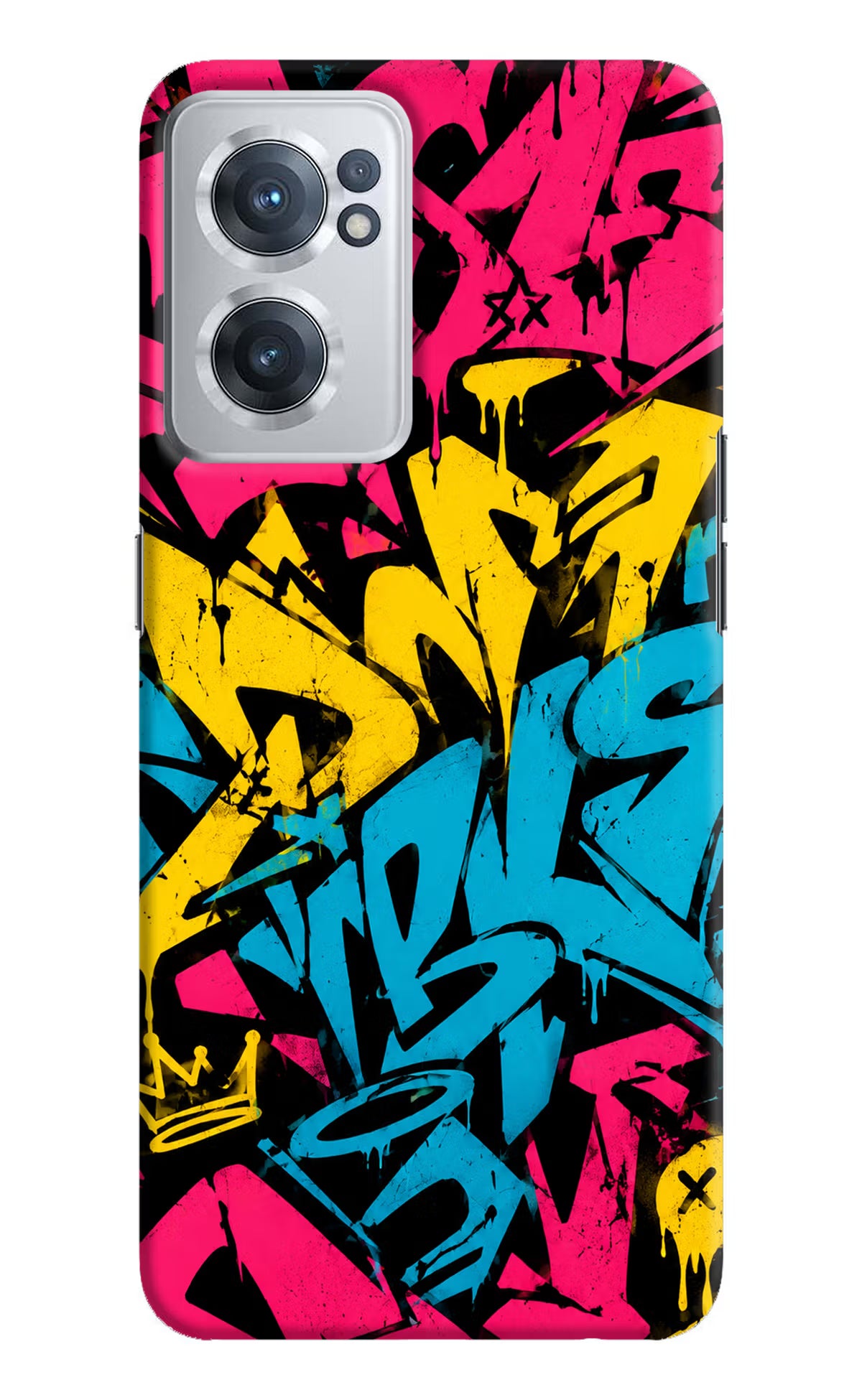 Graffiti Vibe OnePlus Nord CE 2 5G Back Cover - Graffiti Vibe OnePlus Nord CE 2 5G Back Cover Graffiti Vibe OnePlus Nord CE 2 5G Back Cover