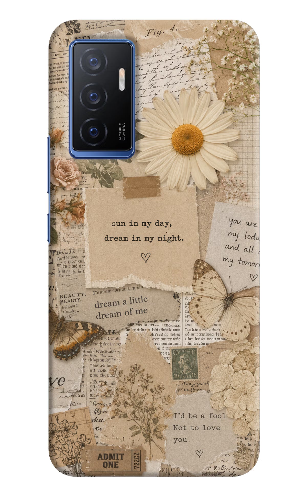 Vintage case Vivo V23E 5G Back Cover - Vintage case Vivo V23E 5G Back Cover Vintage case Vivo V23E 5G Back Cover