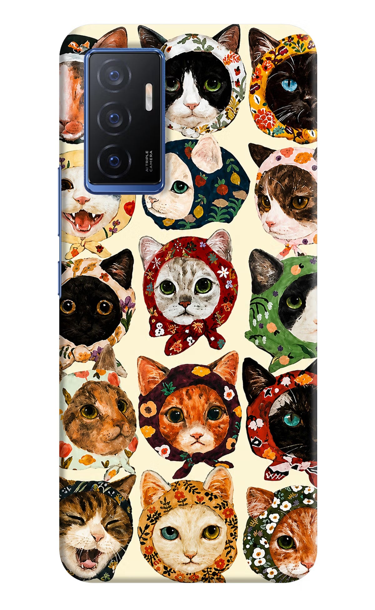 Cool Cat Vivo V23E 5G Back Cover - Cool Cat Vivo V23E 5G Back Cover Cool Cat Vivo V23E 5G Back Cover