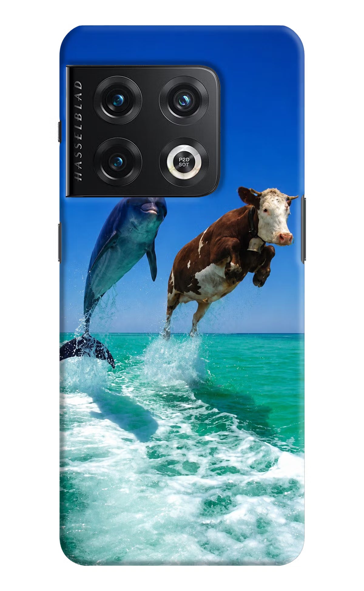 Dolphin vs Cow OnePlus 10 Pro 5G Back Cover - Dolphin vs Cow OnePlus 10 Pro 5G Back Cover Dolphin vs Cow OnePlus 10 Pro 5G Back Cover