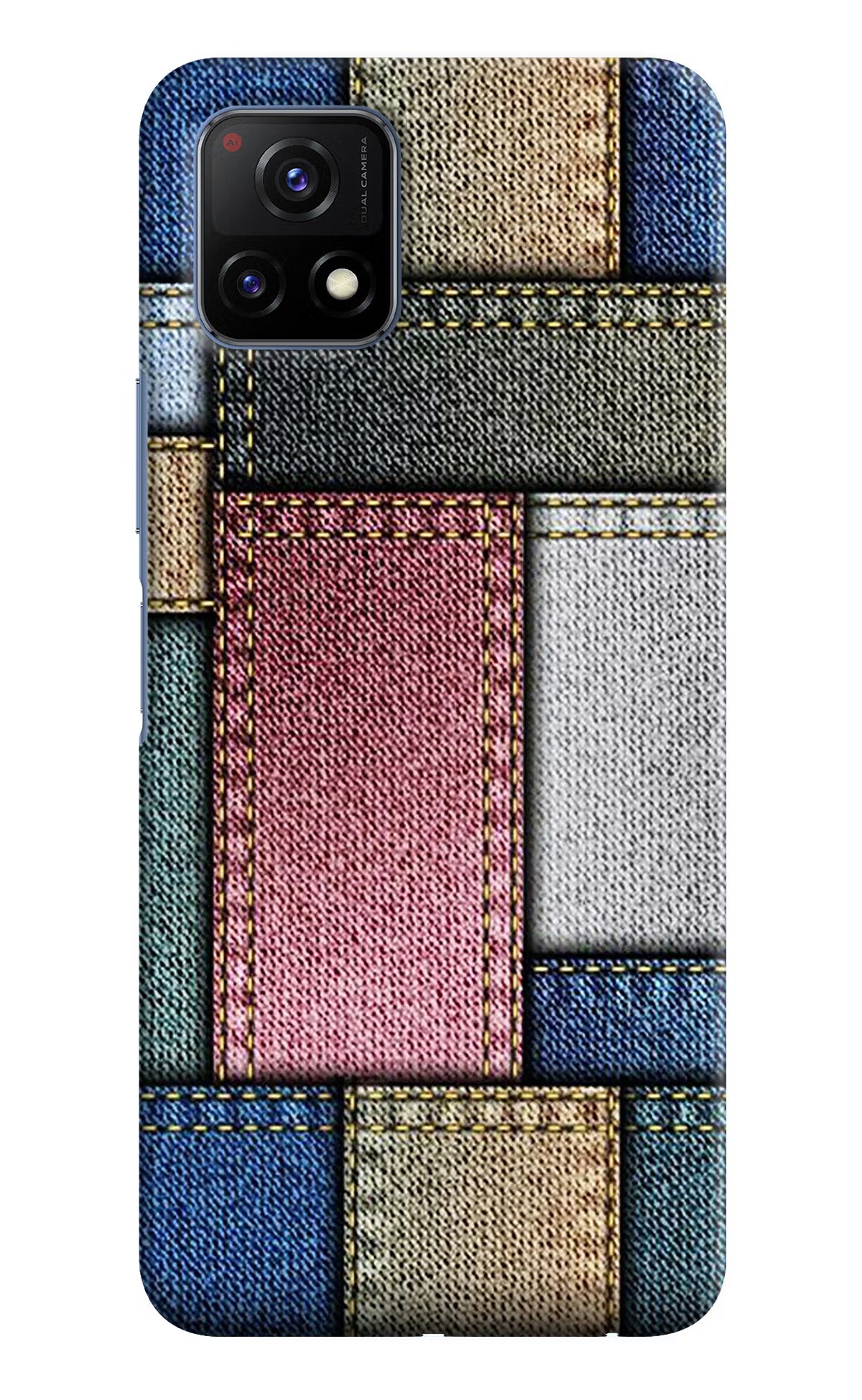 Multicolor Jeans Vivo Y72 5G Back Cover - Multicolor Jeans Vivo Y72 5G Hard Case Back Cover by Casekaro Multicolor Jeans Vivo Y72 5G Hard Case Back Cover by Casekaro
