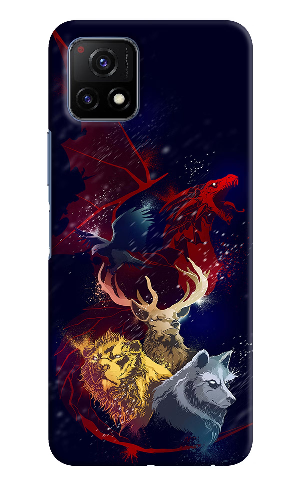 Game Of Thrones Vivo Y72 5G Back Cover - Game Of Thrones Vivo Y72 5G Hard Case Back Cover by Casekaro Game Of Thrones Vivo Y72 5G Hard Case Back Cover by Casekaro