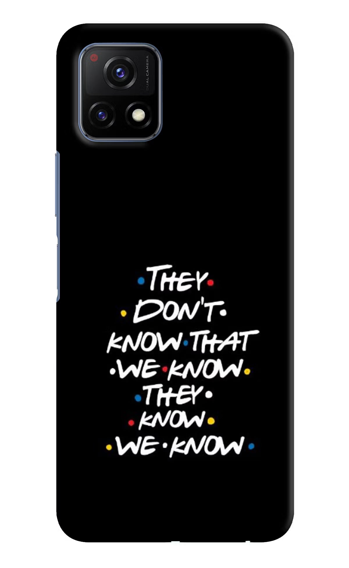 FRIENDS Dialogue Vivo Y72 5G Back Cover - FRIENDS Dialogue Vivo Y72 5G Hard Case Back Cover by Casekaro FRIENDS Dialogue Vivo Y72 5G Hard Case Back Cover by Casekaro