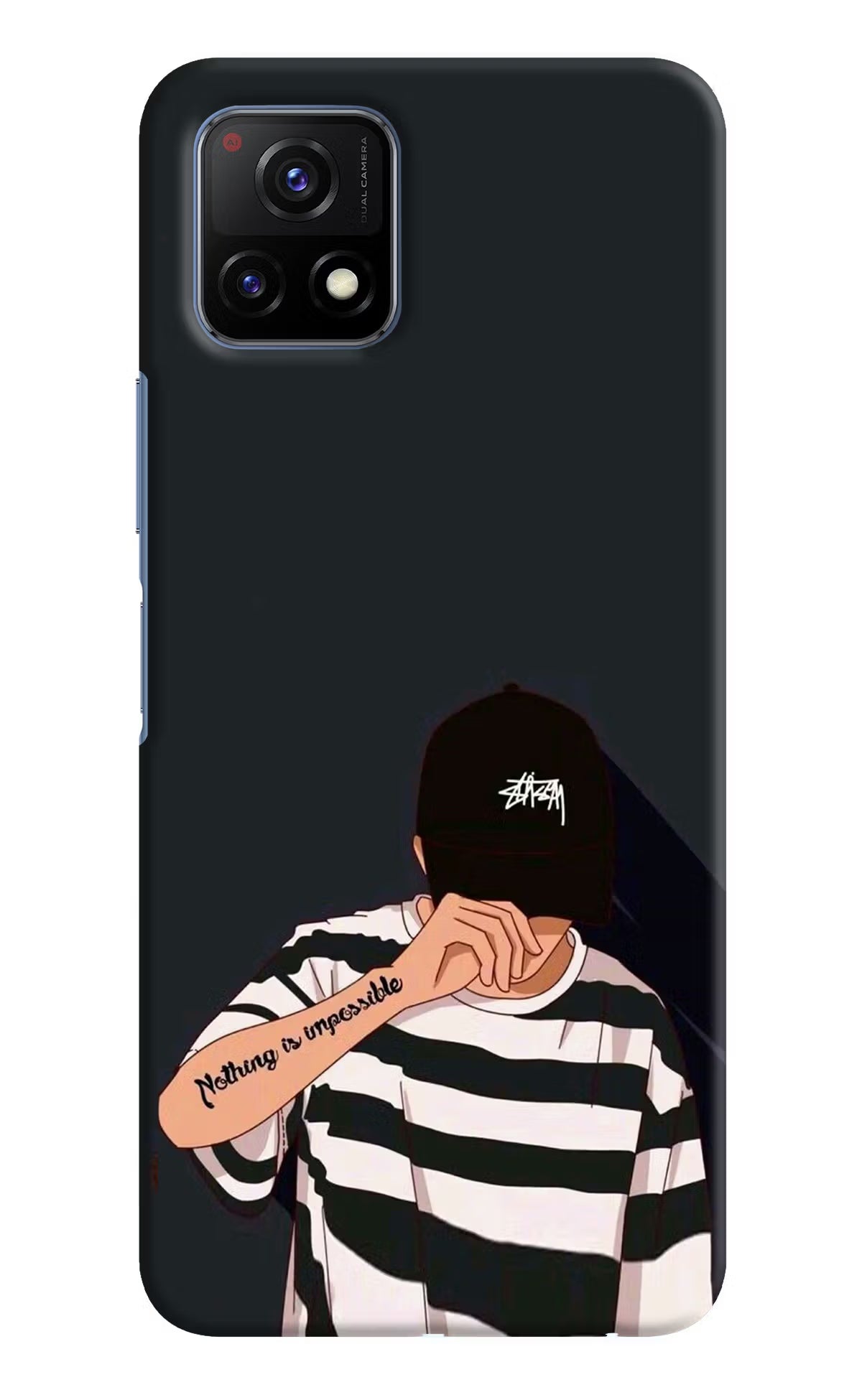 Aesthetic Boy Vivo Y72 5G Back Cover - Aesthetic Boy Vivo Y72 5G Hard Case Back Cover by Casekaro Aesthetic Boy Vivo Y72 5G Hard Case Back Cover by Casekaro
