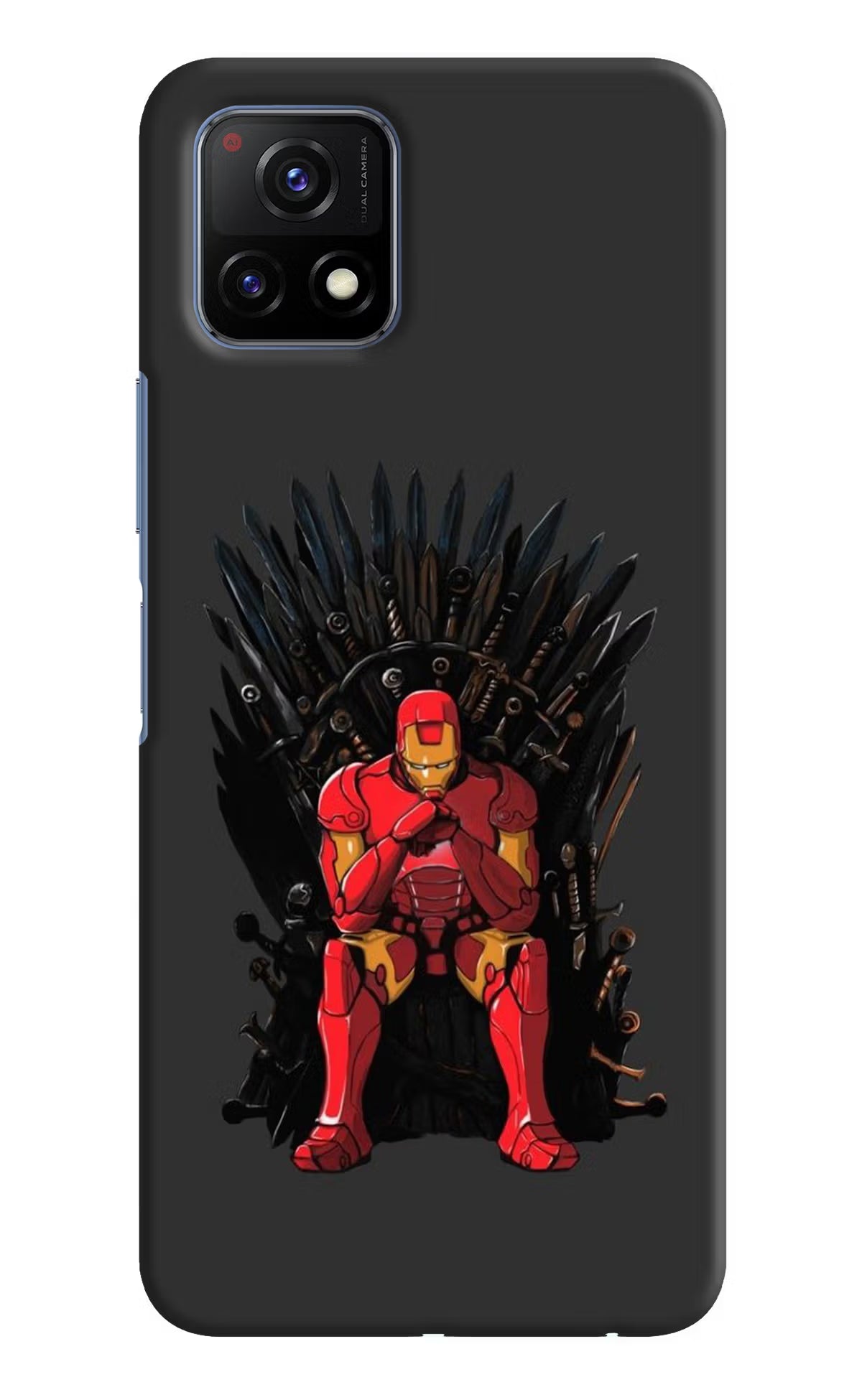 Ironman Throne Vivo Y72 5G Back Cover - Ironman Throne Vivo Y72 5G Hard Case Back Cover by Casekaro Ironman Throne Vivo Y72 5G Hard Case Back Cover by Casekaro