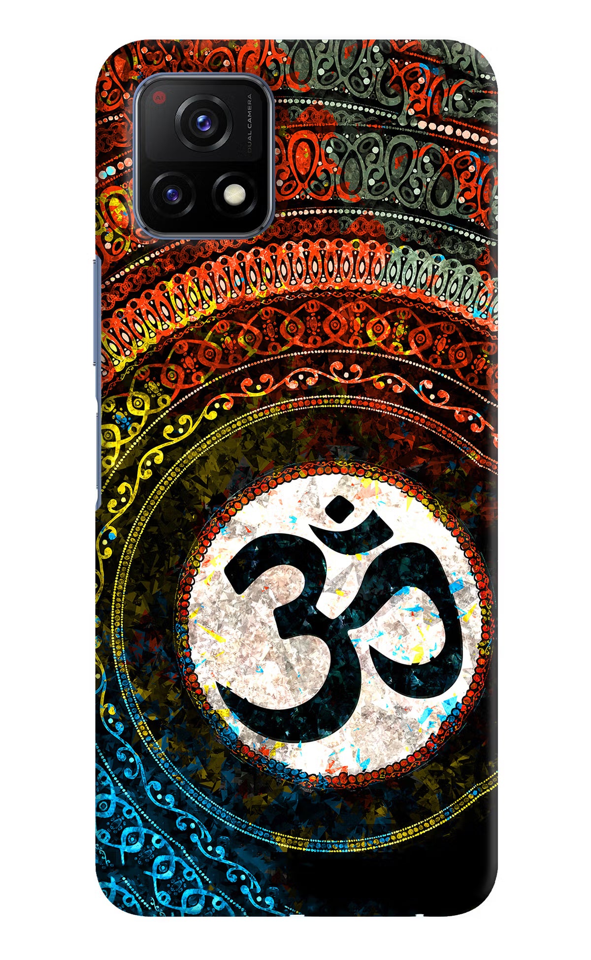 Om Cultural Vivo Y72 5G Back Cover - Om Cultural Vivo Y72 5G Hard Case Back Cover by Casekaro Om Cultural Vivo Y72 5G Hard Case Back Cover by Casekaro