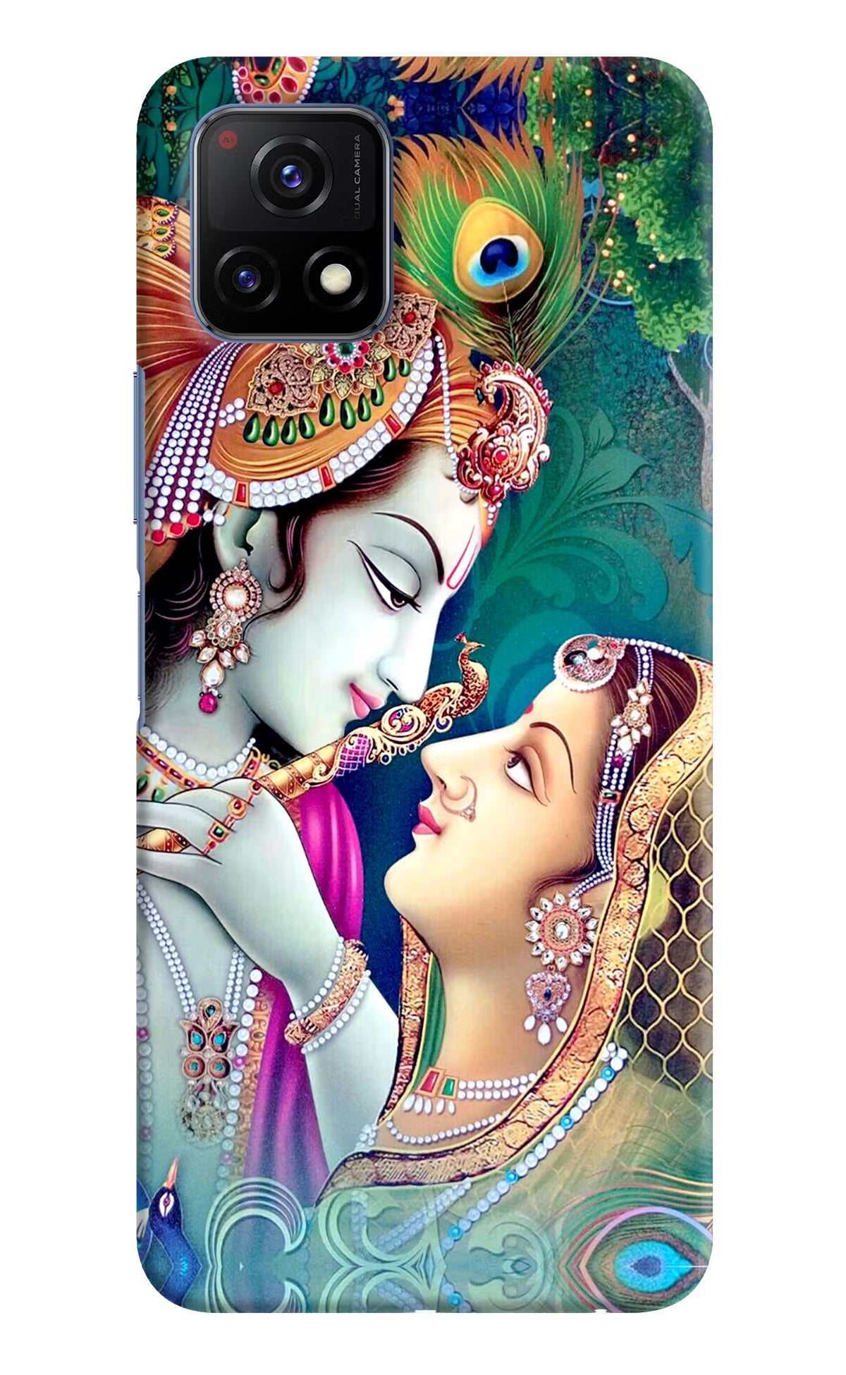 Lord Radha Krishna Vivo Y72 5G Back Cover - Lord Radha Krishna Vivo Y72 5G Hard Case Back Cover by Casekaro Lord Radha Krishna Vivo Y72 5G Hard Case Back Cover by Casekaro