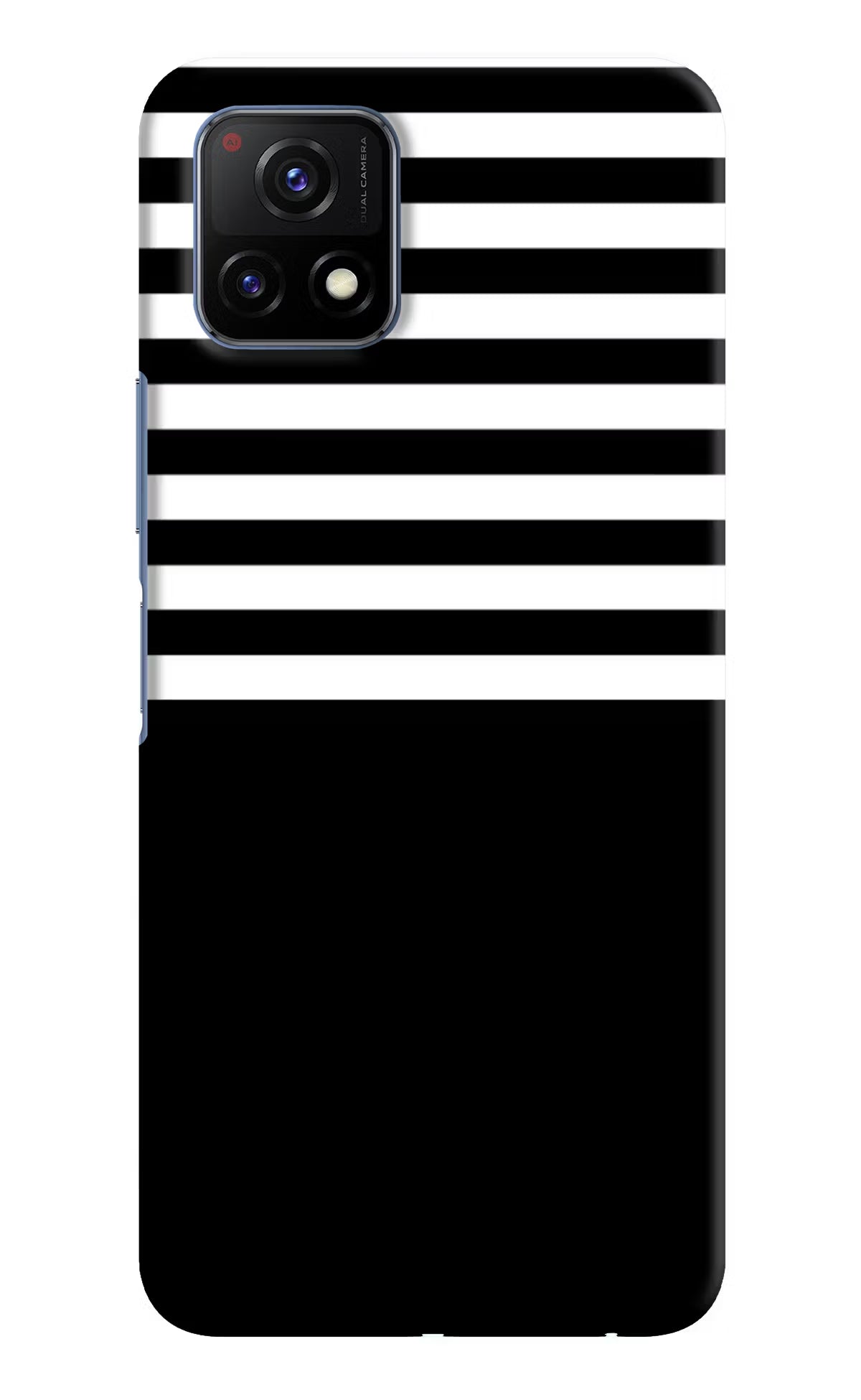 Black and White Print Vivo Y72 5G Back Cover - Black and White Print Vivo Y72 5G Hard Case Back Cover by Casekaro Black and White Print Vivo Y72 5G Hard Case Back Cover by Casekaro