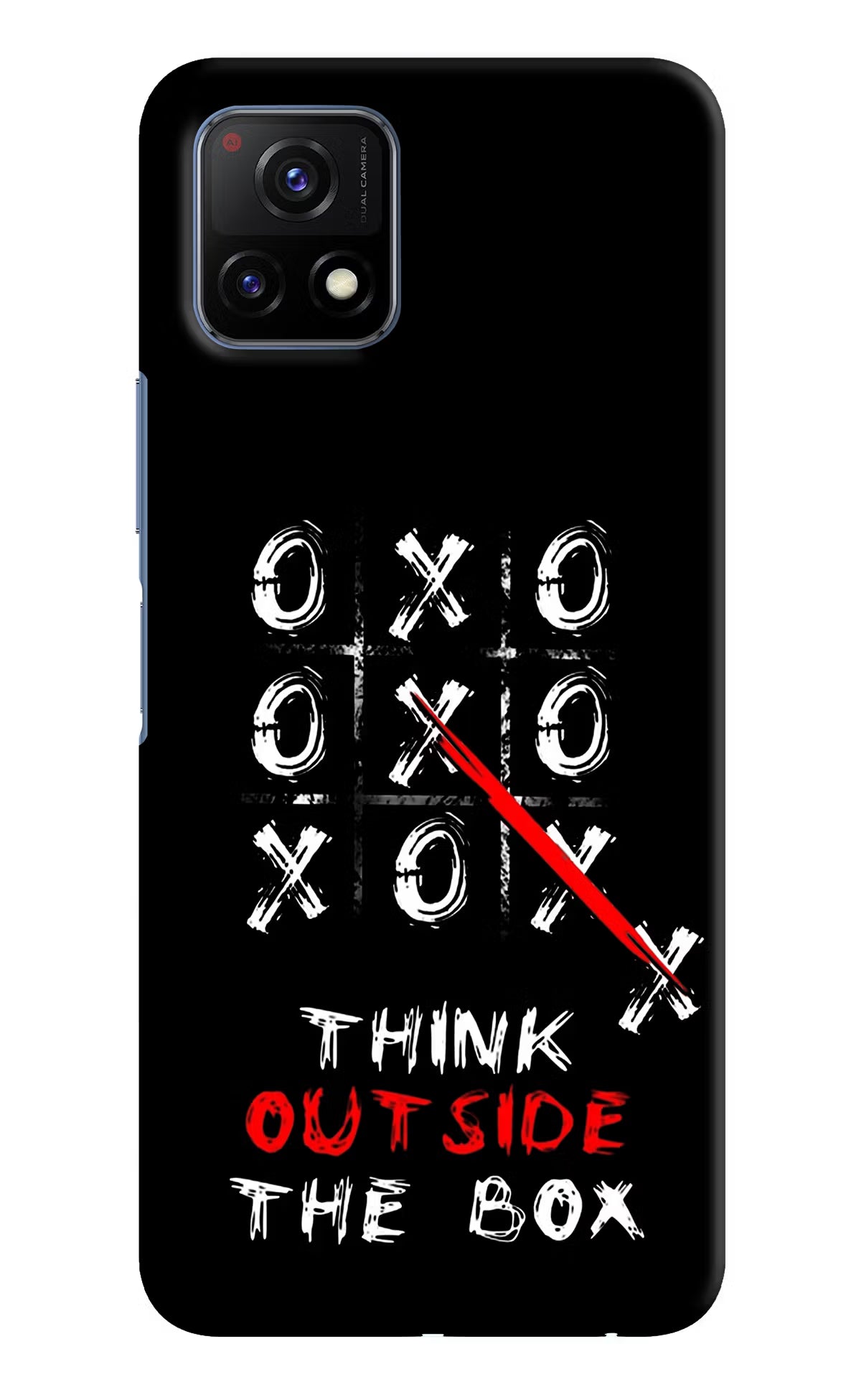 Think out of the BOX Vivo Y72 5G Back Cover - Think out of the BOX Vivo Y72 5G Hard Case Back Cover by Casekaro Think out of the BOX Vivo Y72 5G Hard Case Back Cover by Casekaro