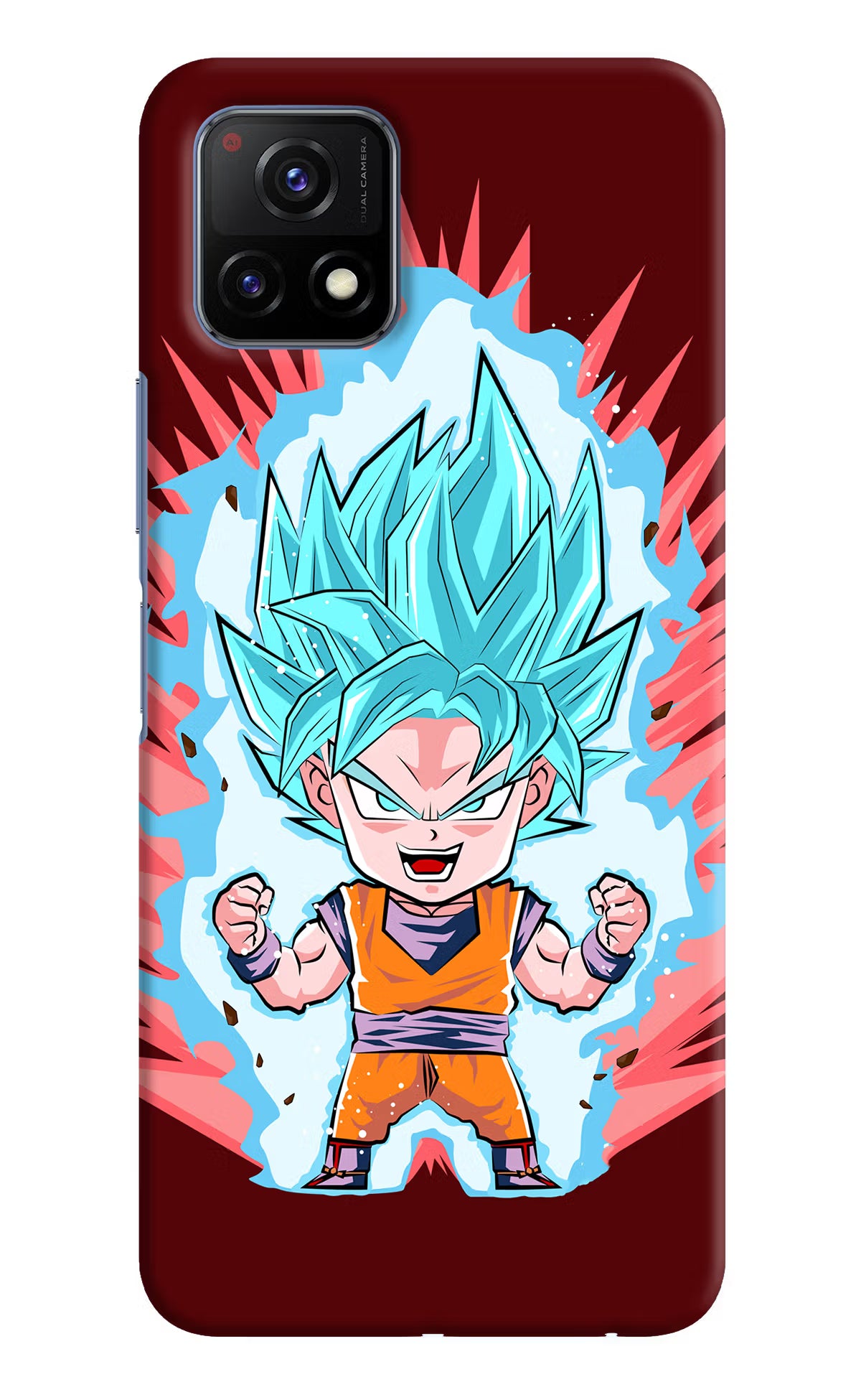 Goku Little Vivo Y72 5G Back Cover - Goku Little Vivo Y72 5G Hard Case Back Cover by Casekaro Goku Little Vivo Y72 5G Hard Case Back Cover by Casekaro