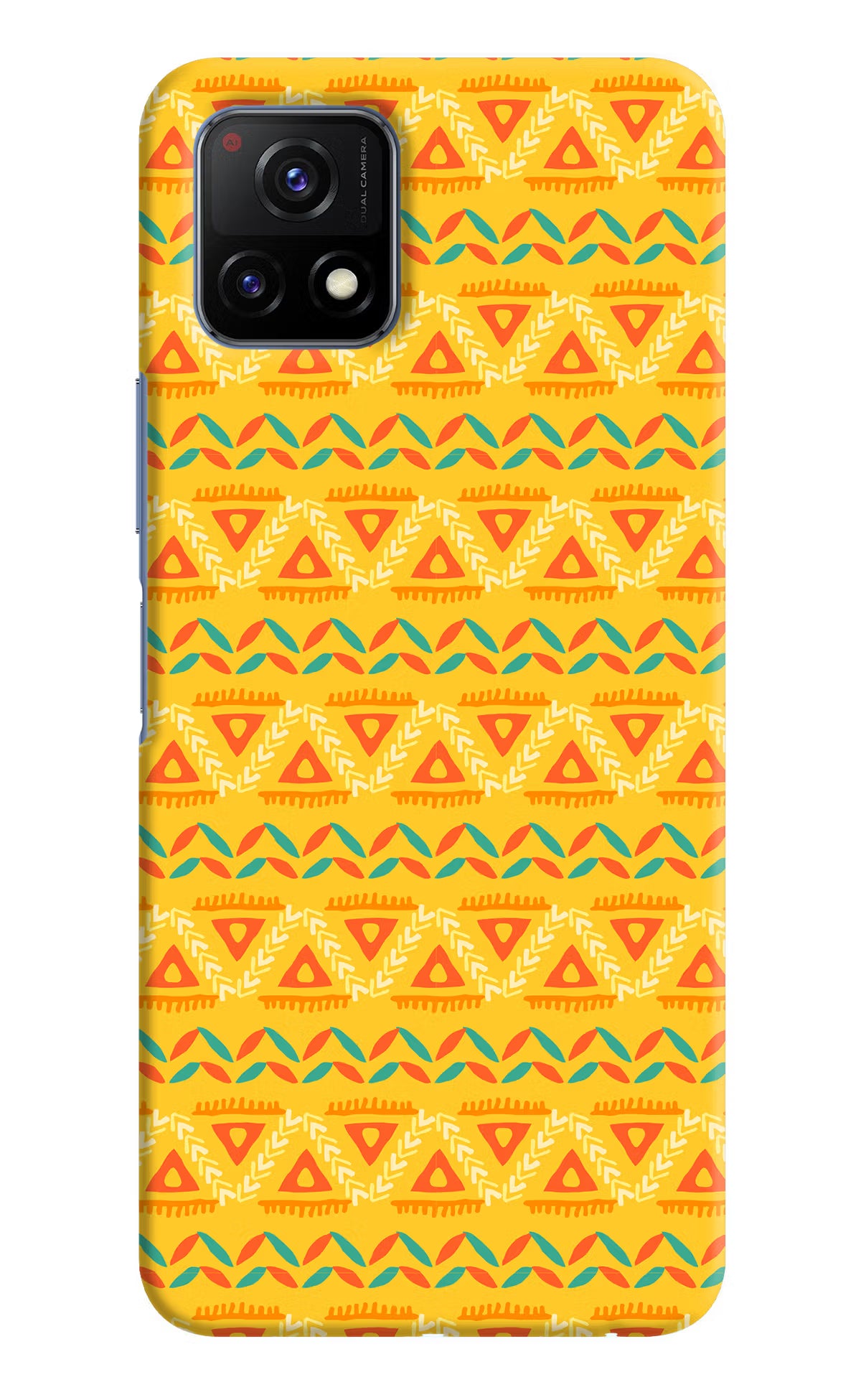 Tribal Pattern Vivo Y72 5G Back Cover - Tribal Pattern Vivo Y72 5G Hard Case Back Cover by Casekaro Tribal Pattern Vivo Y72 5G Hard Case Back Cover by Casekaro