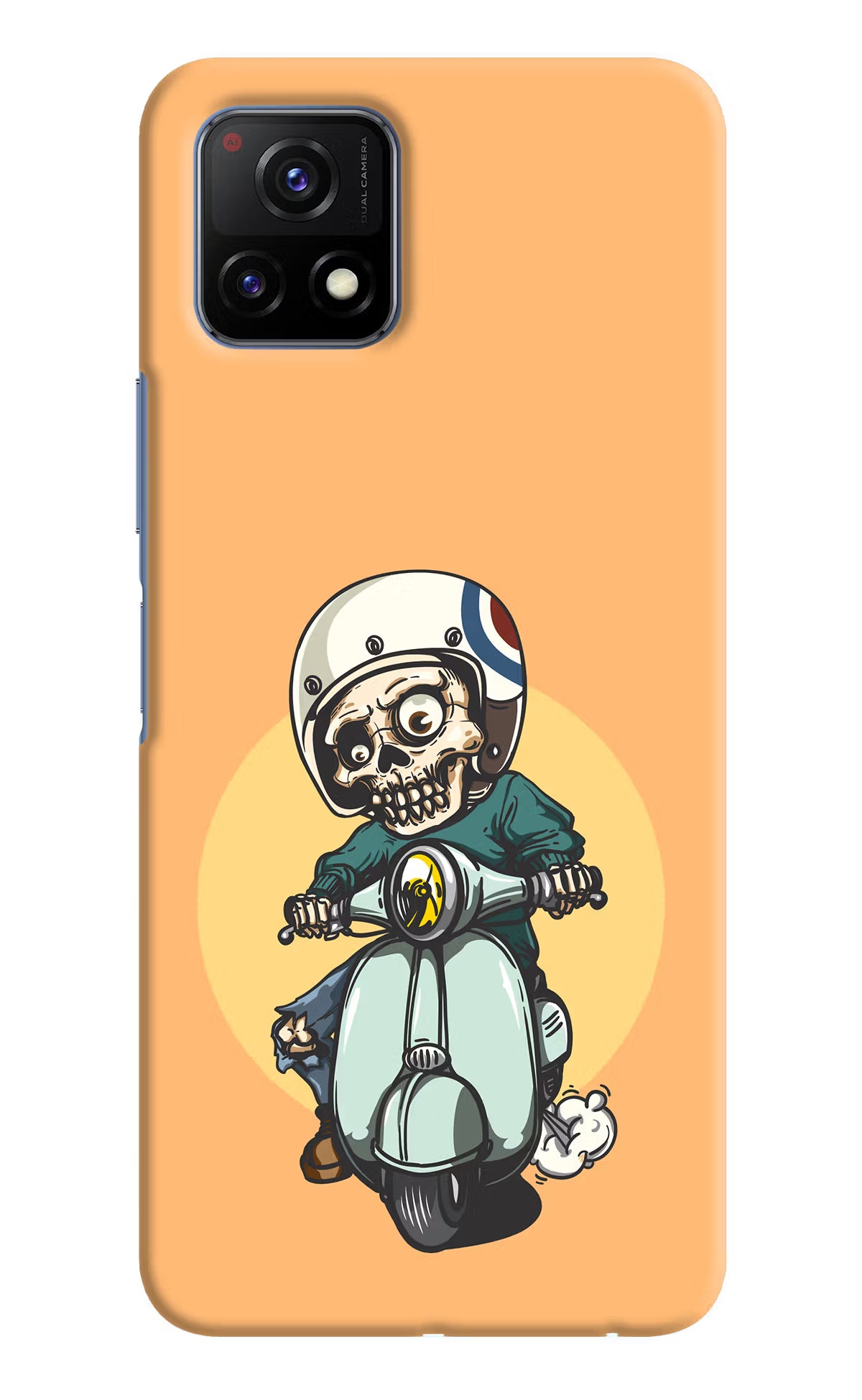Undead Biker Vivo Y72 5G Back Cover - Undead Biker Vivo Y72 5G Hard Case Back Cover by Casekaro Undead Biker Vivo Y72 5G Hard Case Back Cover by Casekaro