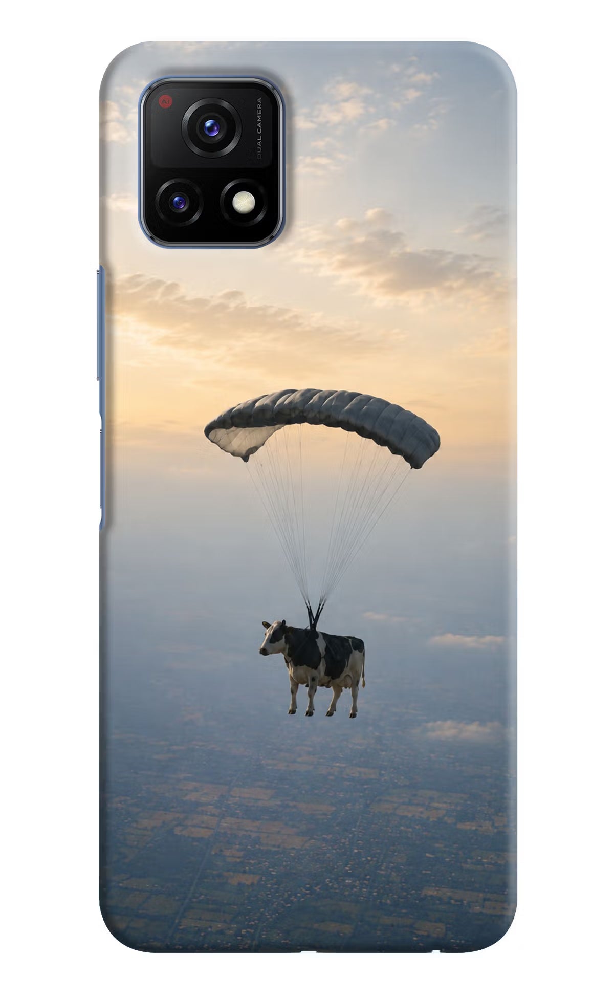 Skydiving Cow Vivo Y72 5G Back Cover - Skydiving Cow Vivo Y72 5G Back Cover Skydiving Cow Vivo Y72 5G Back Cover