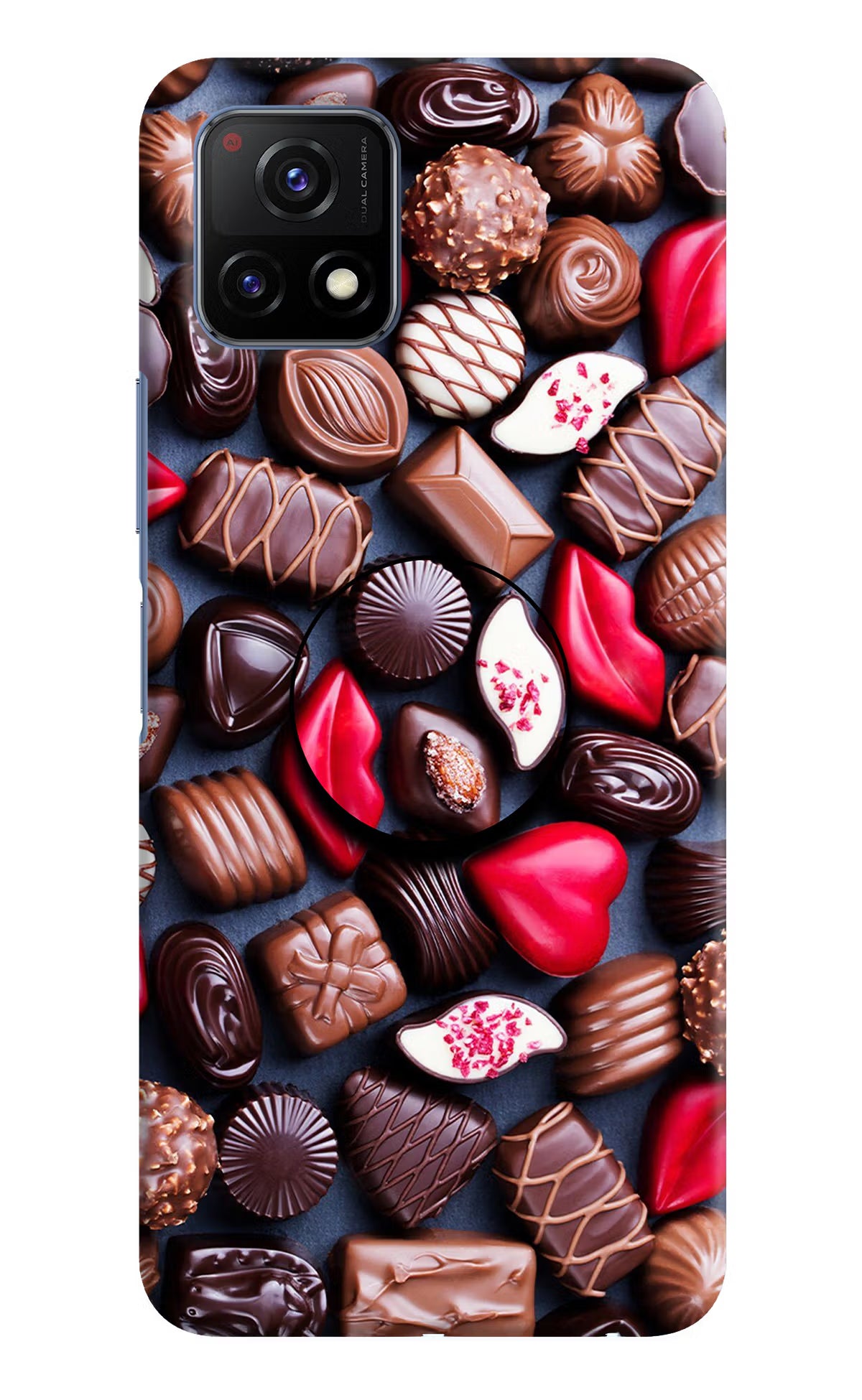 Chocolates Vivo Y72 5G Pop Case - Chocolates Vivo Y72 5G Pop Case by Casekaro Chocolates Vivo Y72 5G Pop Case by Casekaro