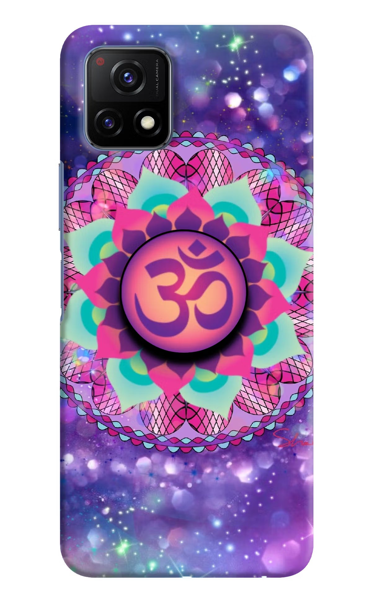 Om Purple Vivo Y72 5G Pop Case - Om Purple Vivo Y72 5G Pop Case by Casekaro Om Purple Vivo Y72 5G Pop Case by Casekaro