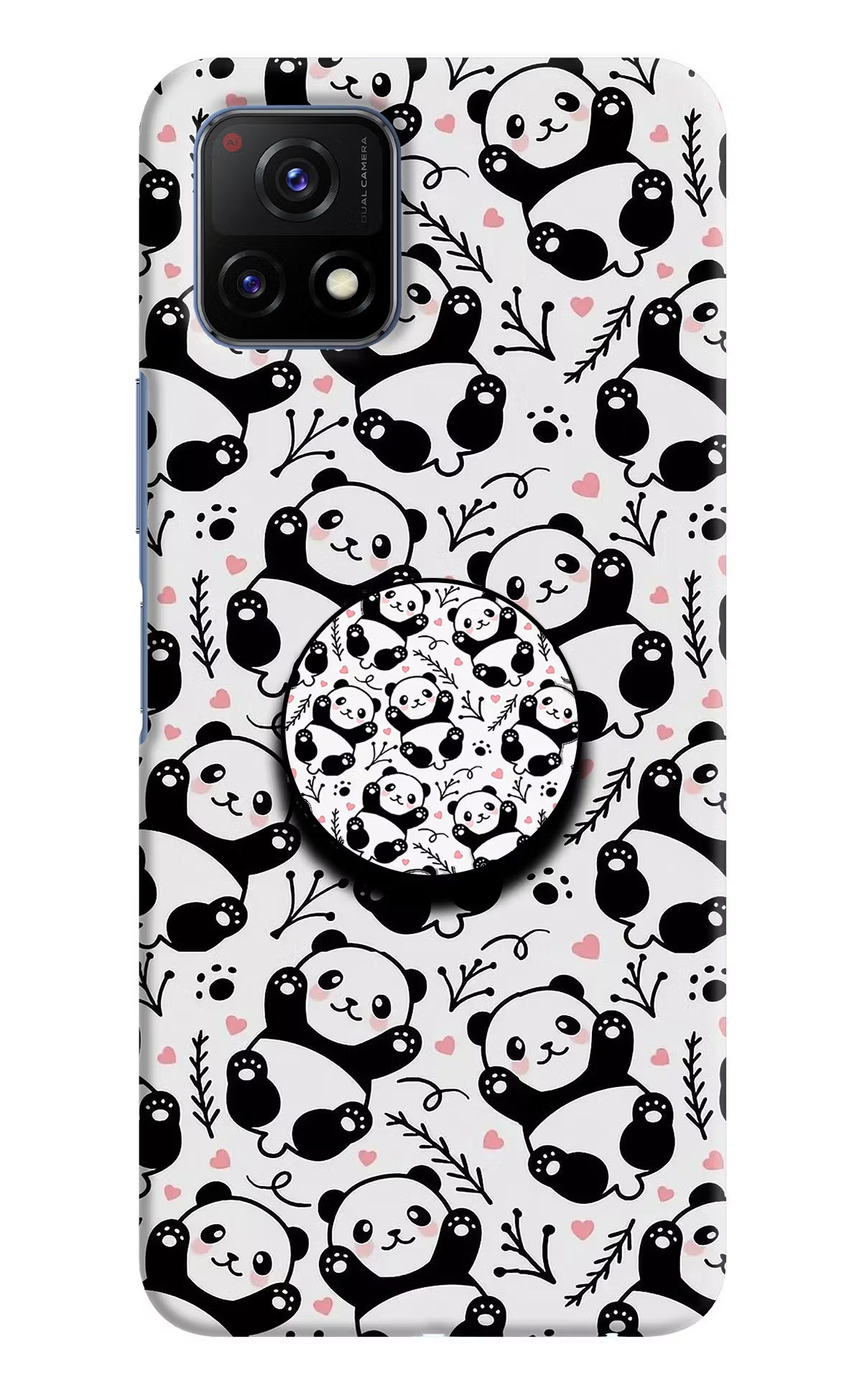 Cute Panda Vivo Y72 5G Pop Case - Cute Panda Vivo Y72 5G Pop Case by Casekaro Cute Panda Vivo Y72 5G Pop Case by Casekaro