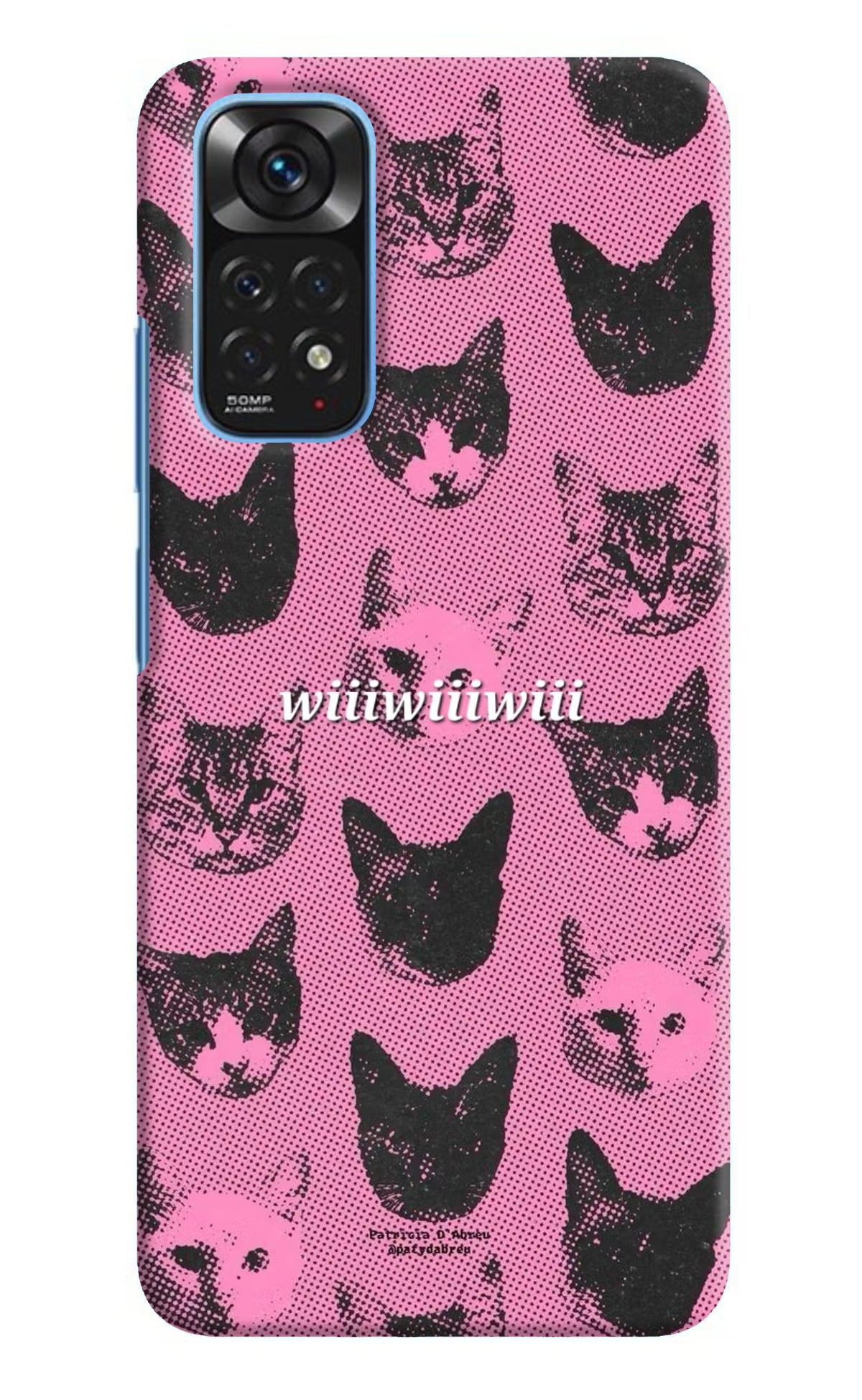 Pink Cats Redmi Note 11/11S Back Cover - Pink Cats Redmi Note 11/11S Back Cover Pink Cats Redmi Note 11/11S Back Cover