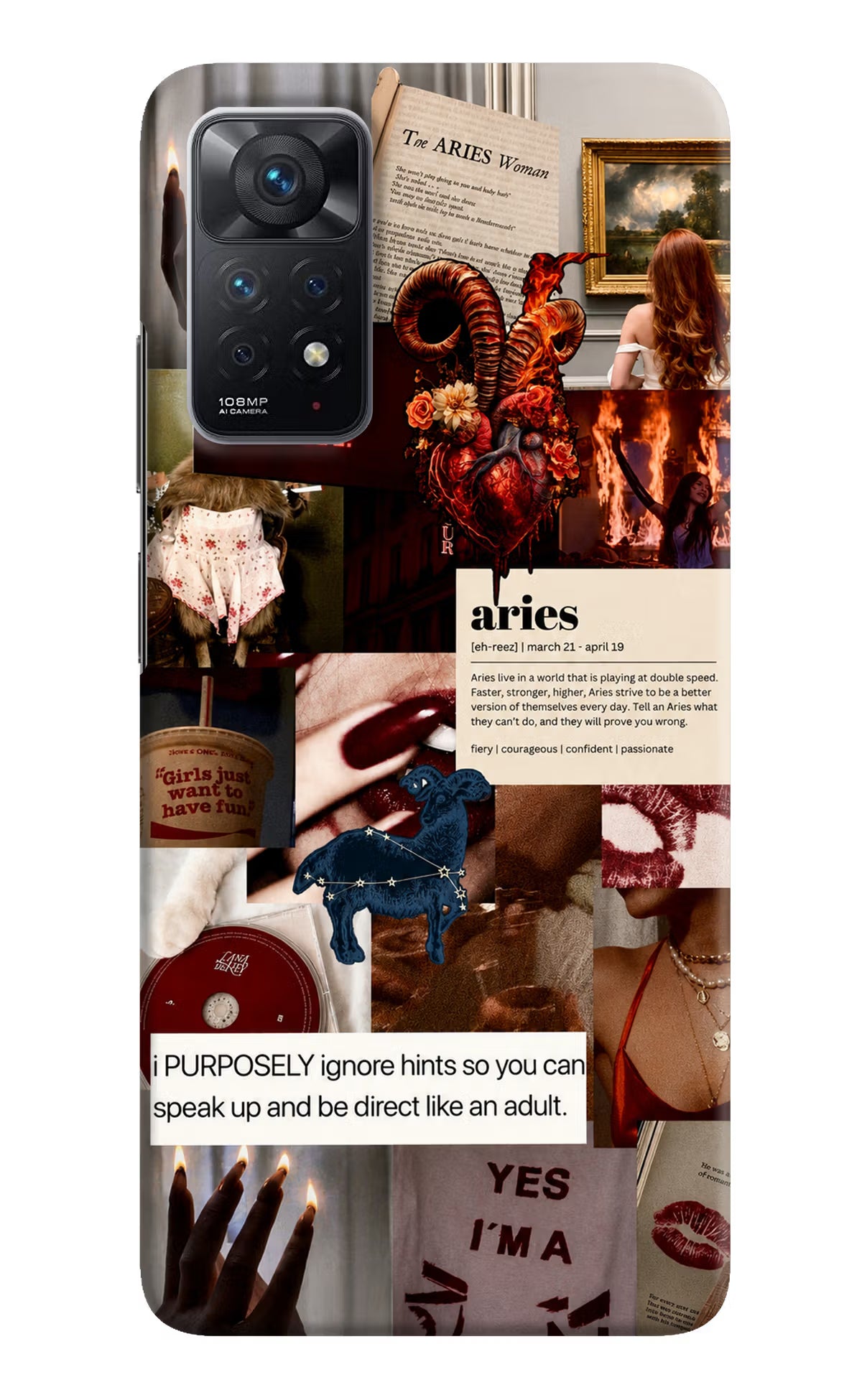 Zodiac Aries Redmi Note 11 Pro Back Cover - Zodiac Aries Redmi Note 11 Pro Back Cover Zodiac Aries Redmi Note 11 Pro Back Cover