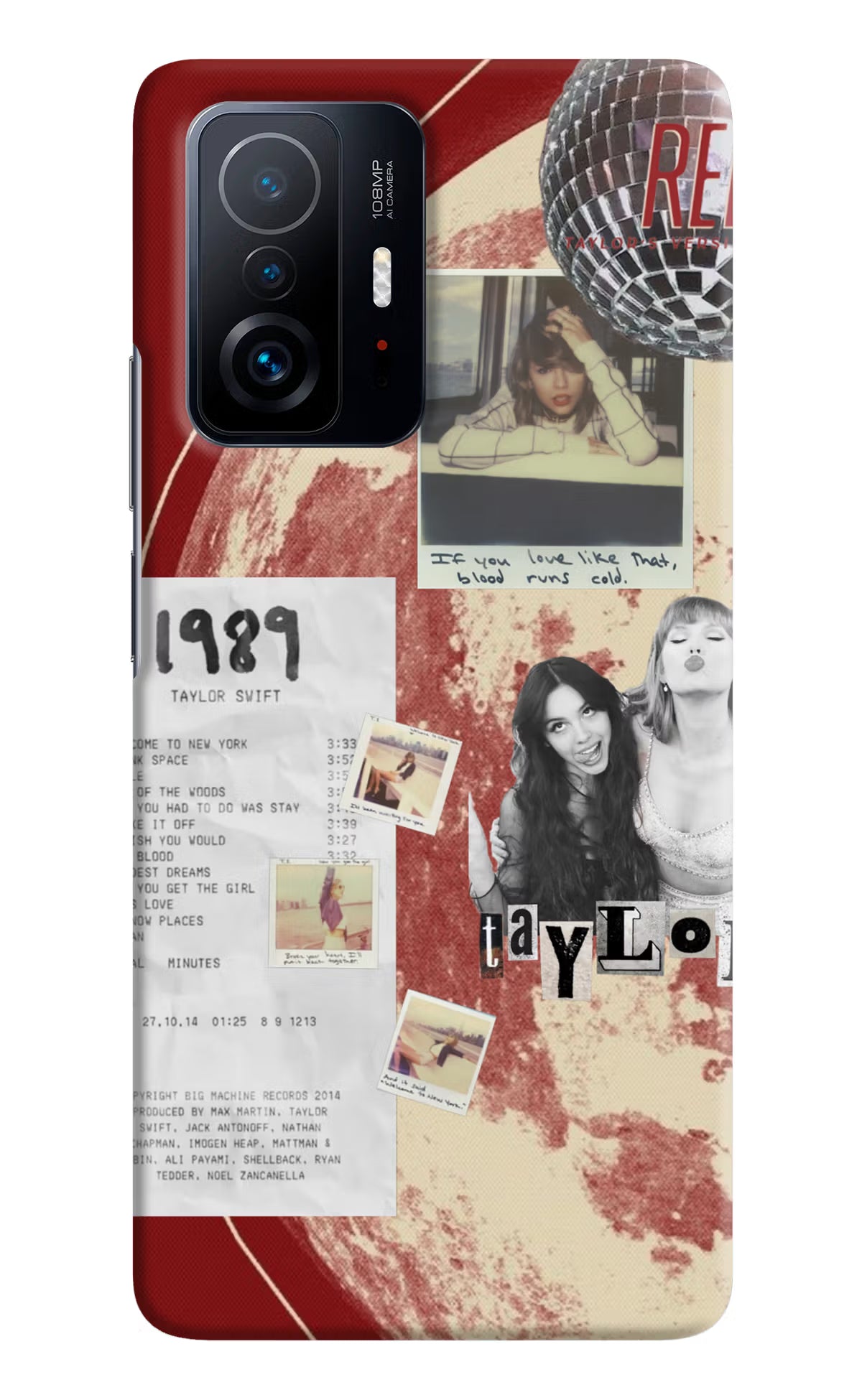 Taylor Swift Mi 11T Pro 5G Back Cover - Taylor Swift Mi 11T Pro 5G Back Cover Taylor Swift Mi 11T Pro 5G Back Cover