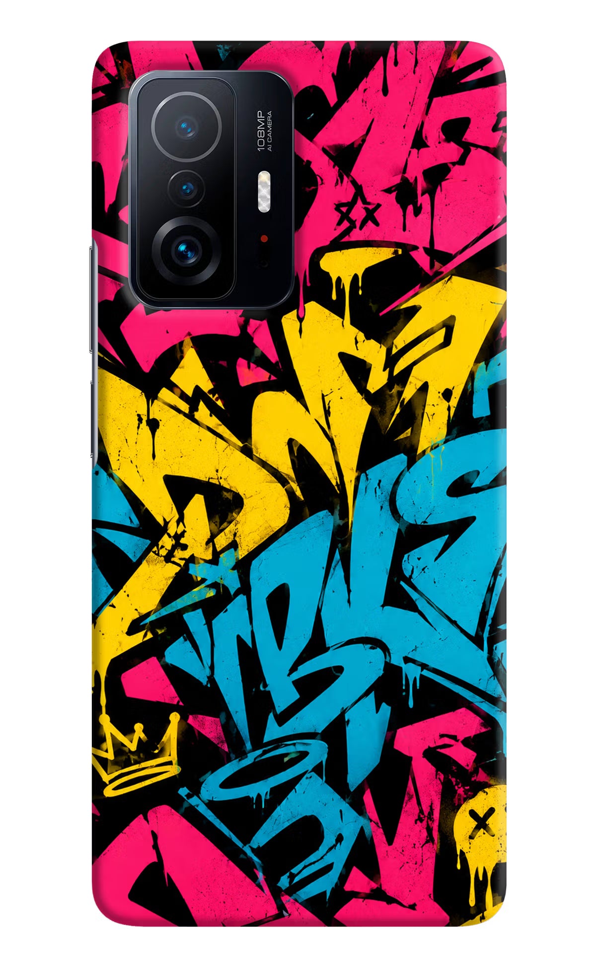 Graffiti Vibe Mi 11T Pro 5G Back Cover - Graffiti Vibe Mi 11T Pro 5G Back Cover Graffiti Vibe Mi 11T Pro 5G Back Cover