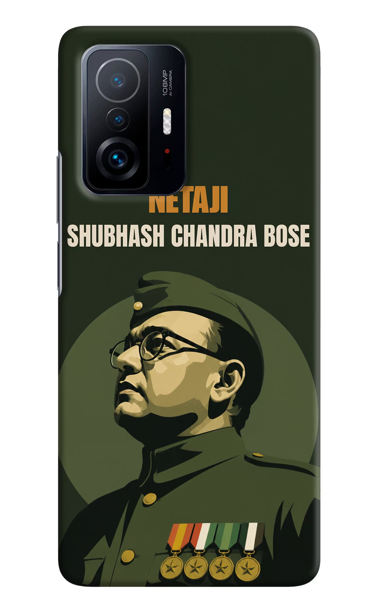 Netaji Legacy Mi 11T Pro 5G Back Cover - Netaji Legacy Mi 11T Pro 5G Back Cover Netaji Legacy Mi 11T Pro 5G Back Cover