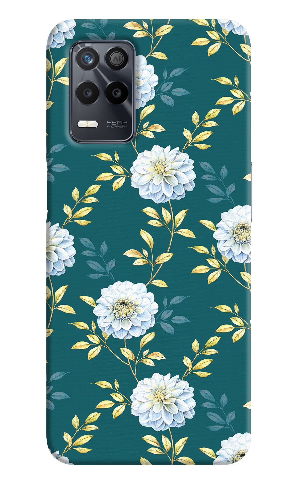 Flowers Realme 9 5G Back Cover - Flowers Realme 9 5G Back Cover Flowers Realme 9 5G Back Cover