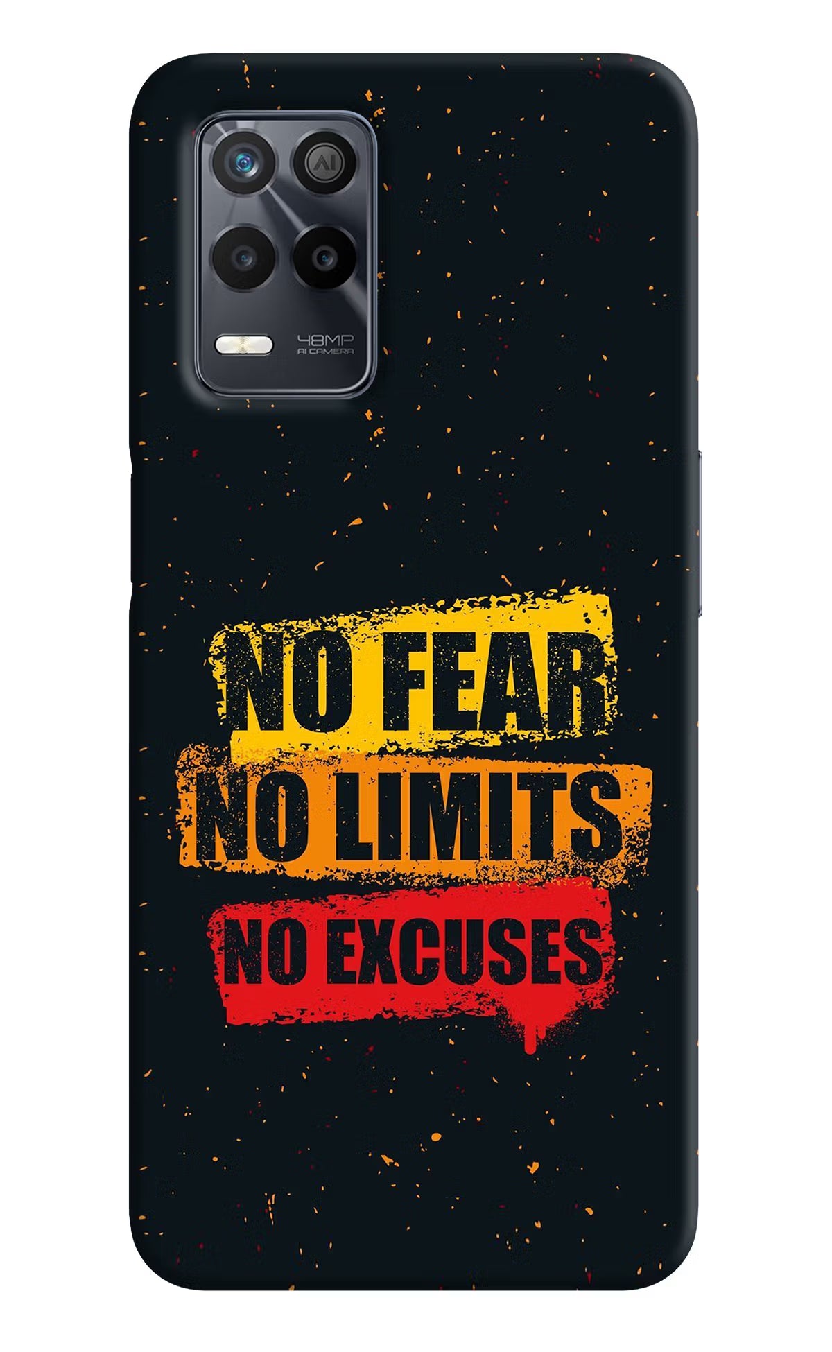 No Fear No Limits No Excuse Realme 9 5G Back Cover - No Fear No Limits No Excuse Realme 9 5G Back Cover No Fear No Limits No Excuse Realme 9 5G Back Cover