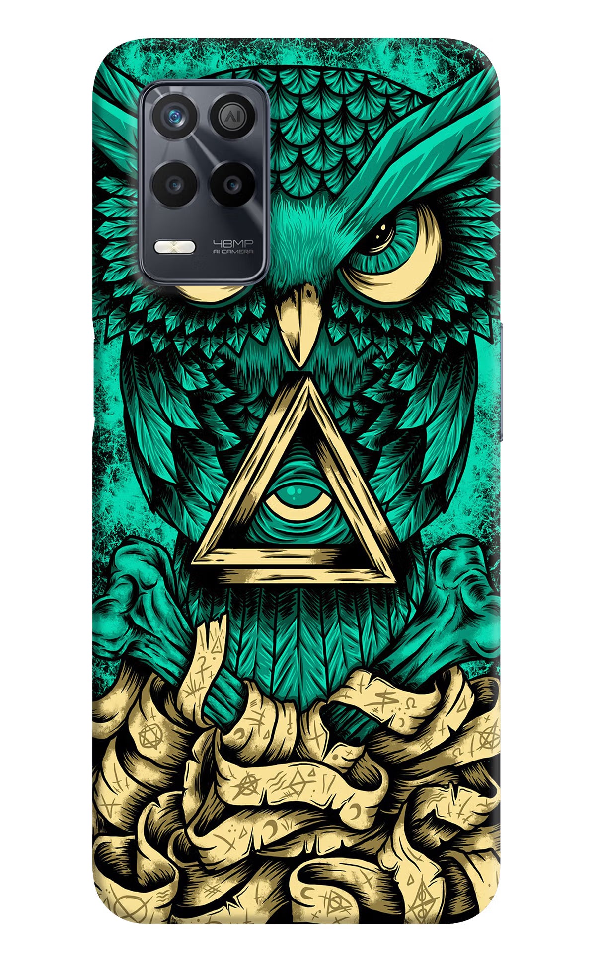 Green Owl Realme 9 5G Back Cover - Green Owl Realme 9 5G Back Cover Green Owl Realme 9 5G Back Cover