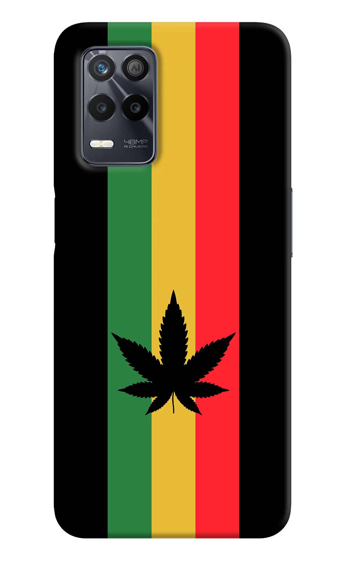 Weed Flag Realme 9 5G Back Cover - Weed Flag Realme 9 5G Back Cover Weed Flag Realme 9 5G Back Cover