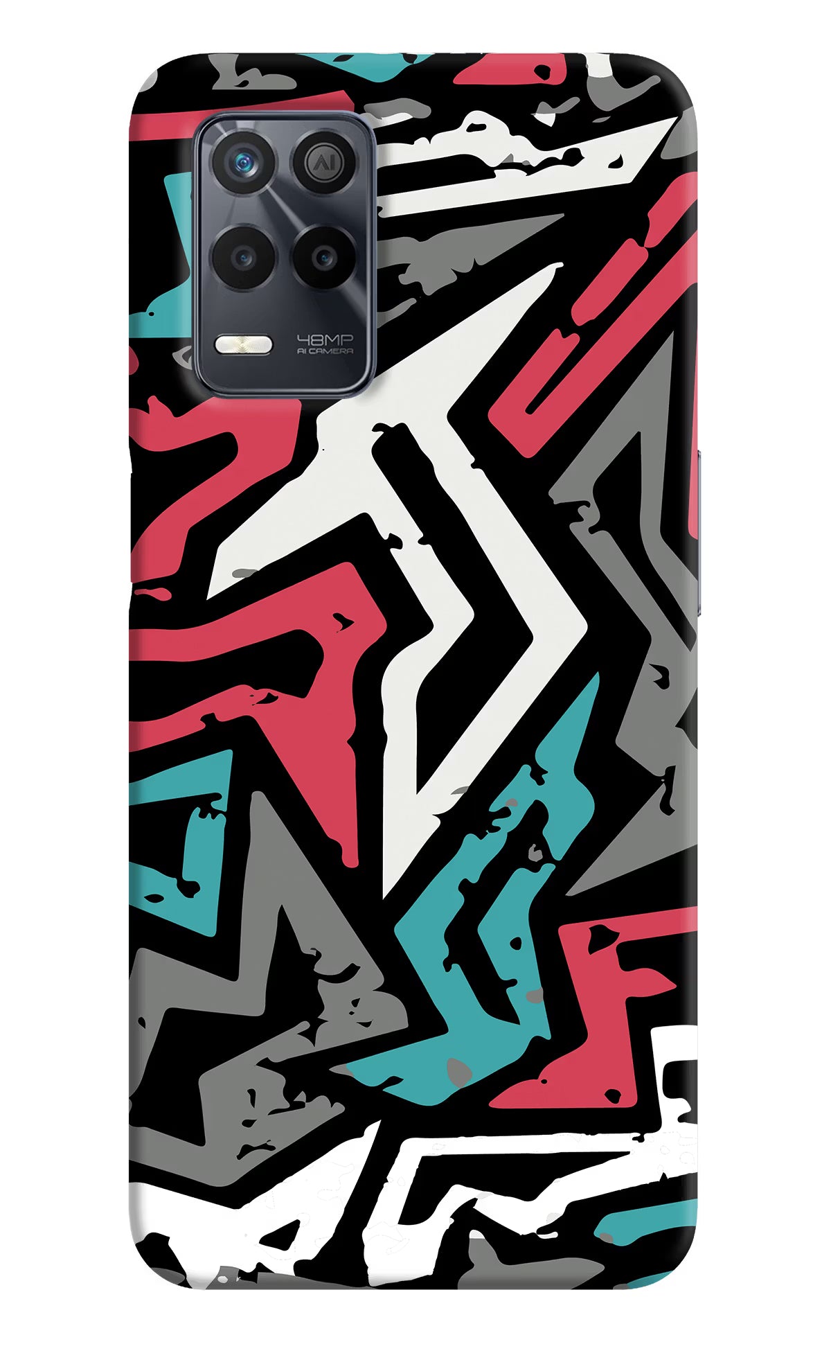 Geometric Graffiti Realme 9 5G Back Cover - Geometric Graffiti Realme 9 5G Back Cover Geometric Graffiti Realme 9 5G Back Cover
