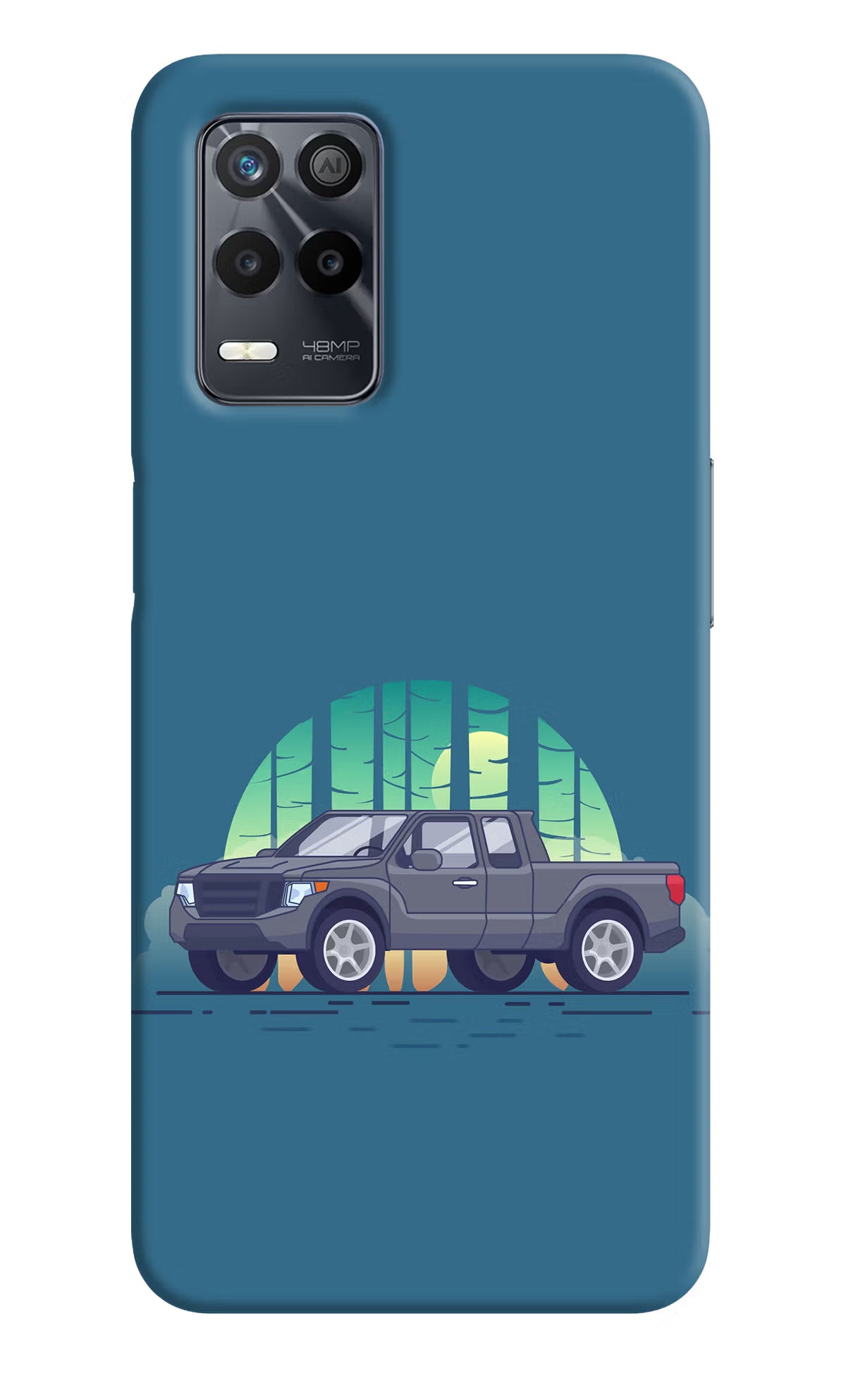 Retro Garage Vibe Realme 9 5G Back Cover - Retro Garage Vibe Realme 9 5G Back Cover Retro Garage Vibe Realme 9 5G Back Cover