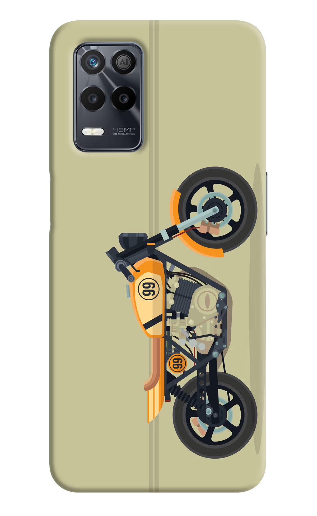 Vertical Speedster Realme 9 5G Back Cover - Vertical Speedster Realme 9 5G Back Cover Vertical Speedster Realme 9 5G Back Cover