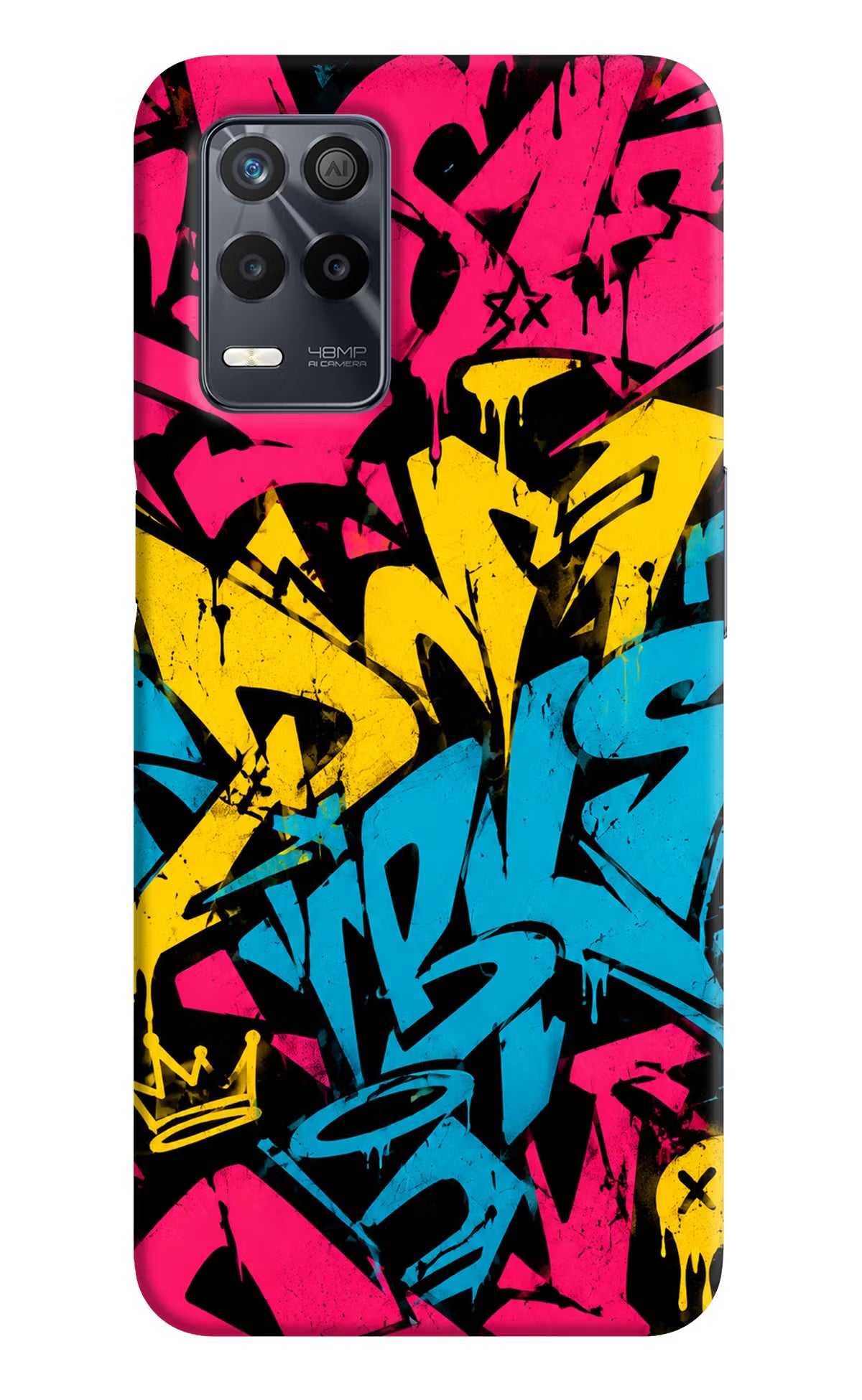 Graffiti Vibe Realme 9 5G Back Cover - Graffiti Vibe Realme 9 5G Back Cover Graffiti Vibe Realme 9 5G Back Cover
