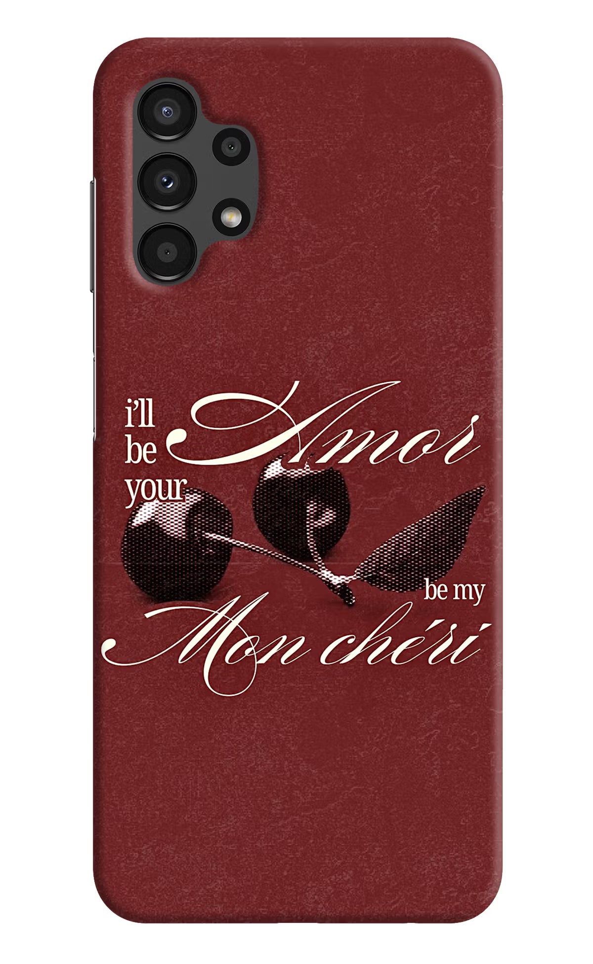 Velvet Cherry Samsung A13 4G Back Cover - Velvet Cherry Samsung A13 4G Back Cover Velvet Cherry Samsung A13 4G Back Cover