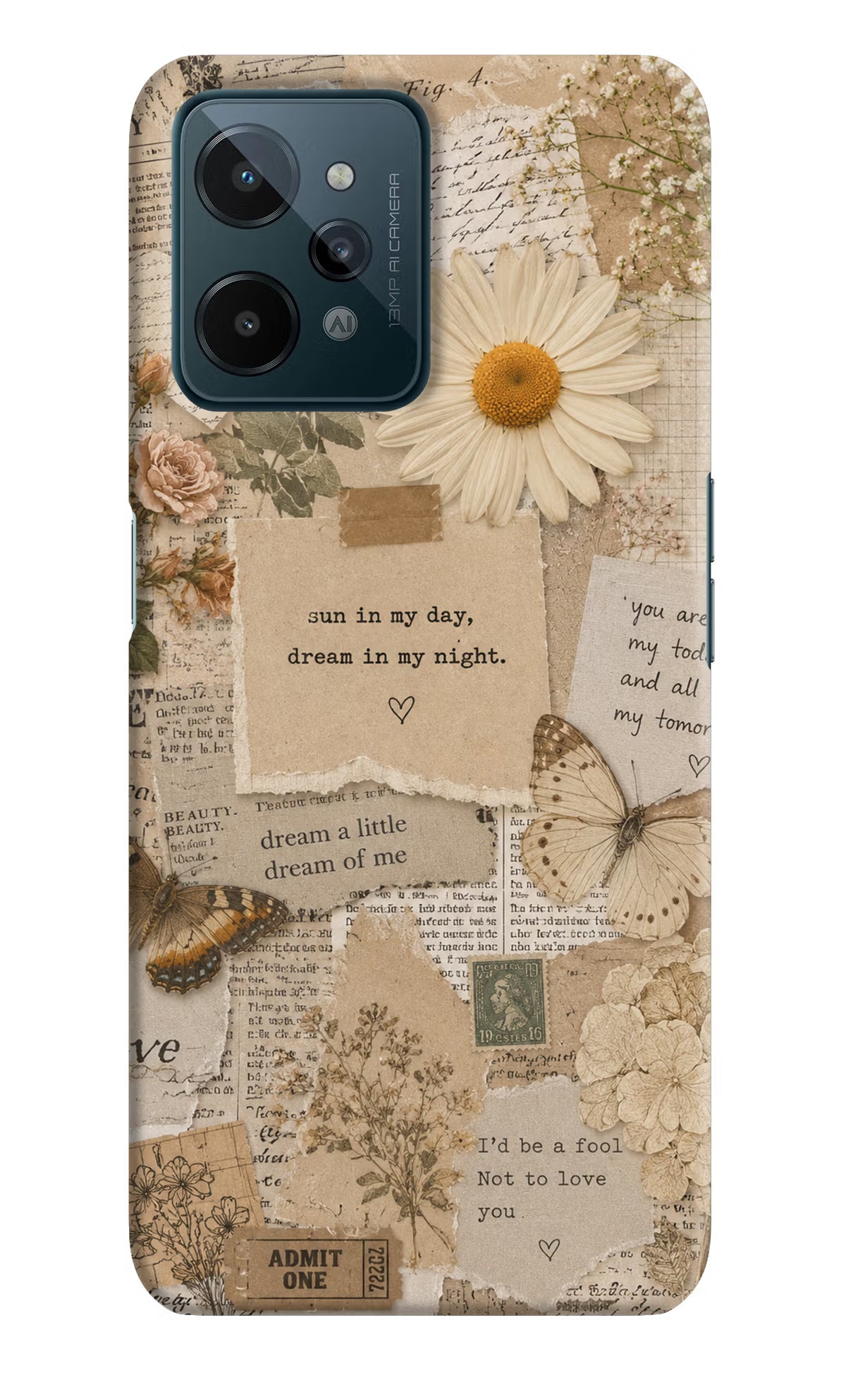 Vintage case Realme C31 Back Cover - Vintage case Realme C31 Back Cover Vintage case Realme C31 Back Cover