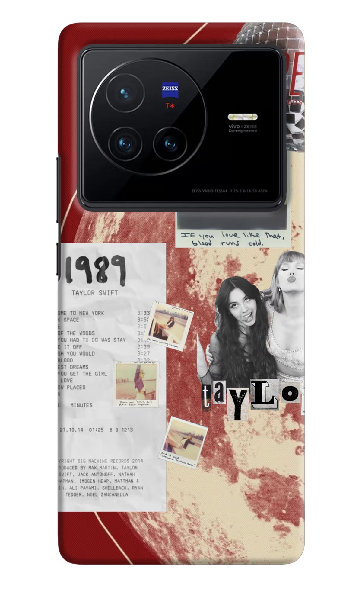 Taylor Swift Vivo X80 Back Cover - Taylor Swift Vivo X80 Back Cover Taylor Swift Vivo X80 Back Cover