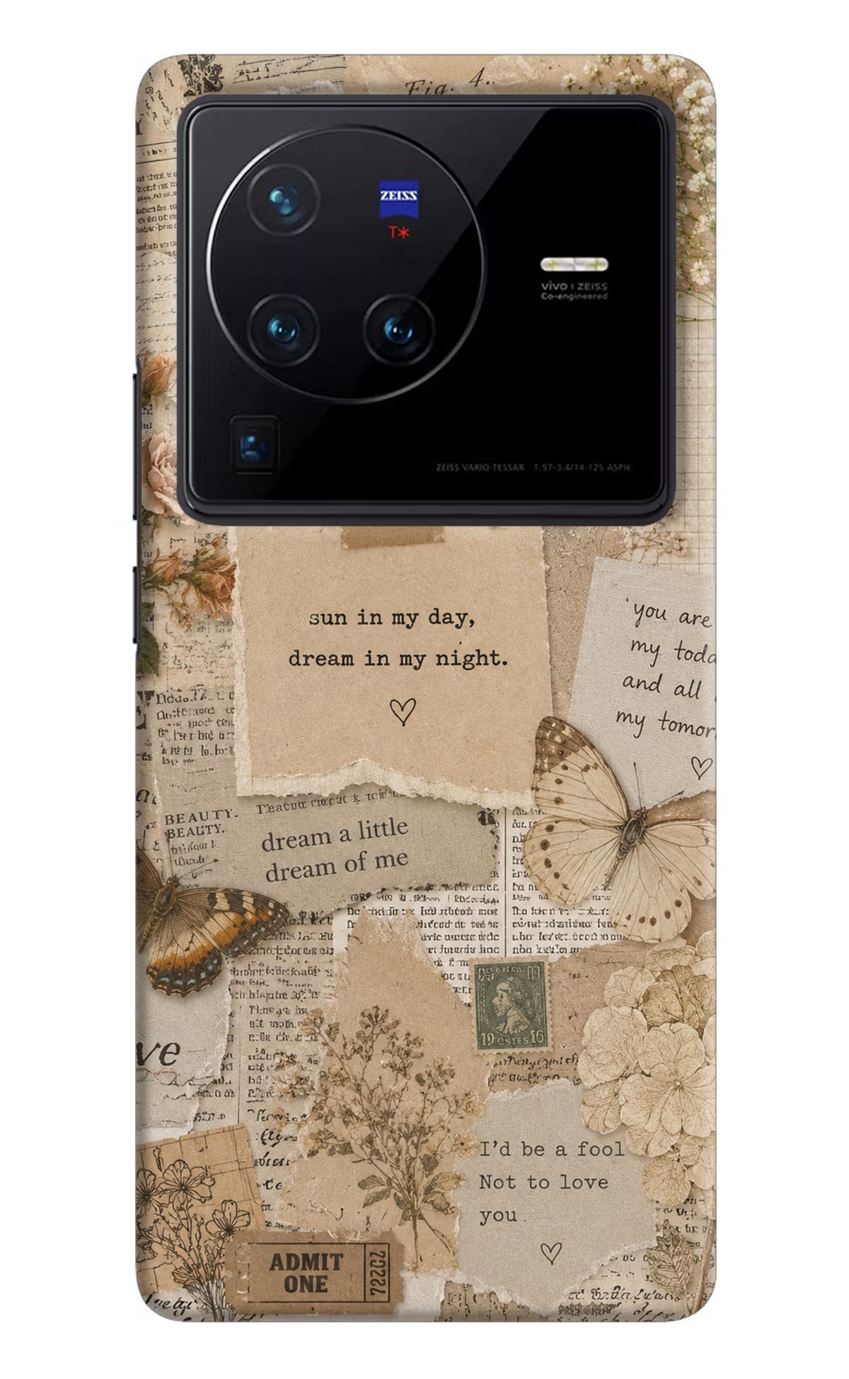 Vintage case Vivo X80 Pro Back Cover - Vintage case Vivo X80 Pro Back Cover Vintage case Vivo X80 Pro Back Cover