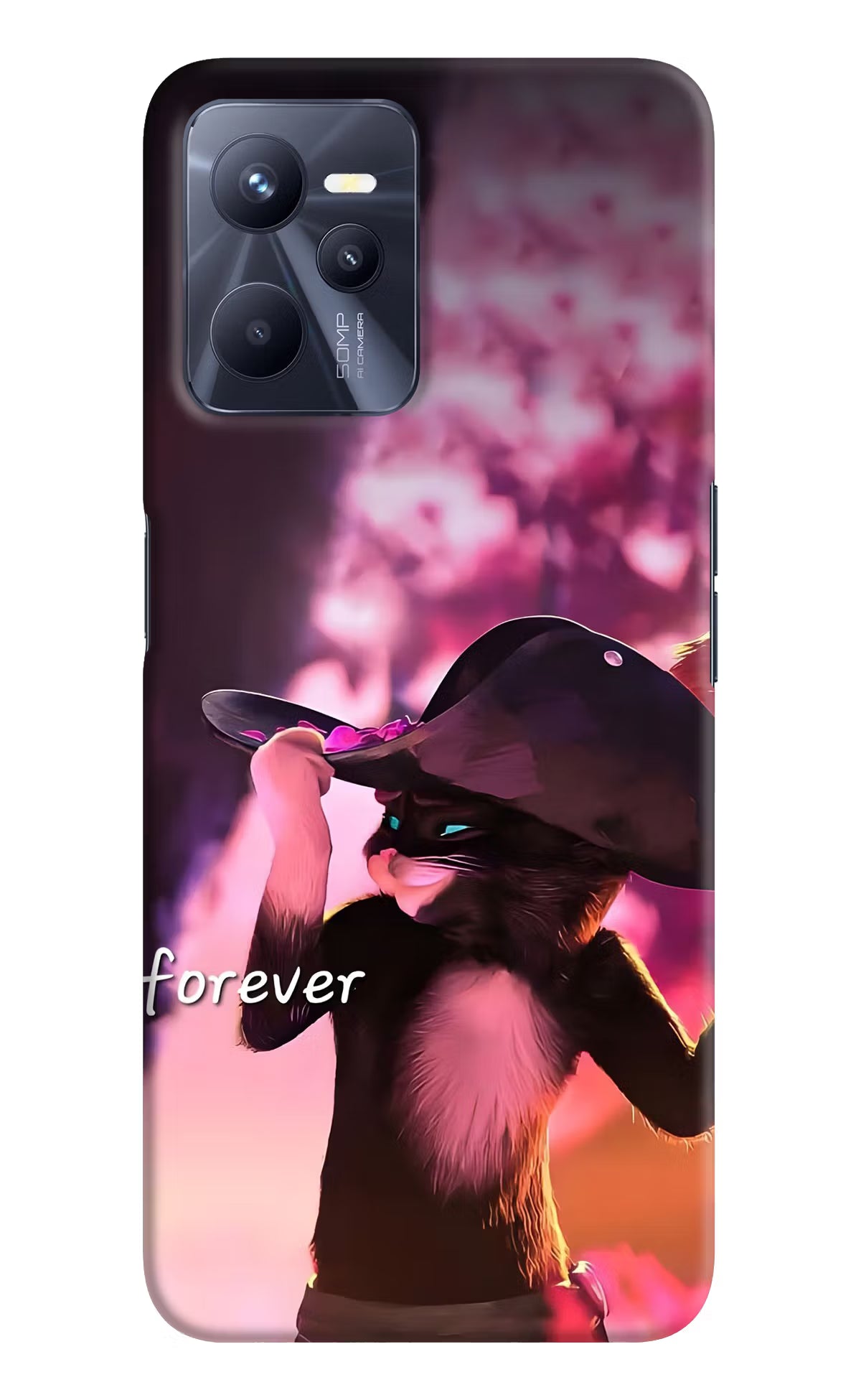 Forever Cat Realme C35 Back Cover - Forever Cat Realme C35 Back Cover Forever Cat Realme C35 Back Cover