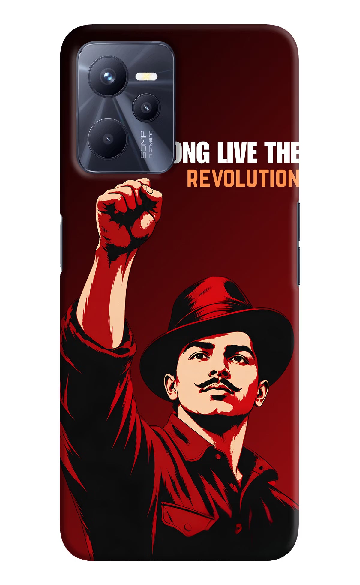 Bhagat Singh Revolution Realme C35 Back Cover - Bhagat Singh Revolution Realme C35 Back Cover Bhagat Singh Revolution Realme C35 Back Cover