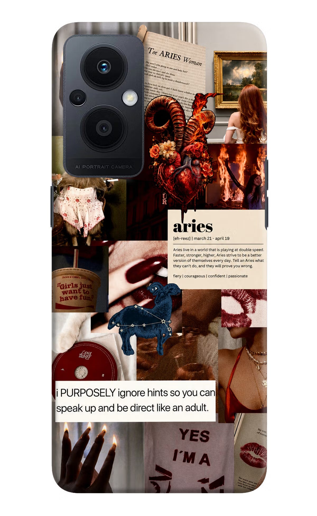 Zodiac Aries Oppo F21 Pro 5G Back Cover - Zodiac Aries Oppo F21 Pro 5G Back Cover Zodiac Aries Oppo F21 Pro 5G Back Cover