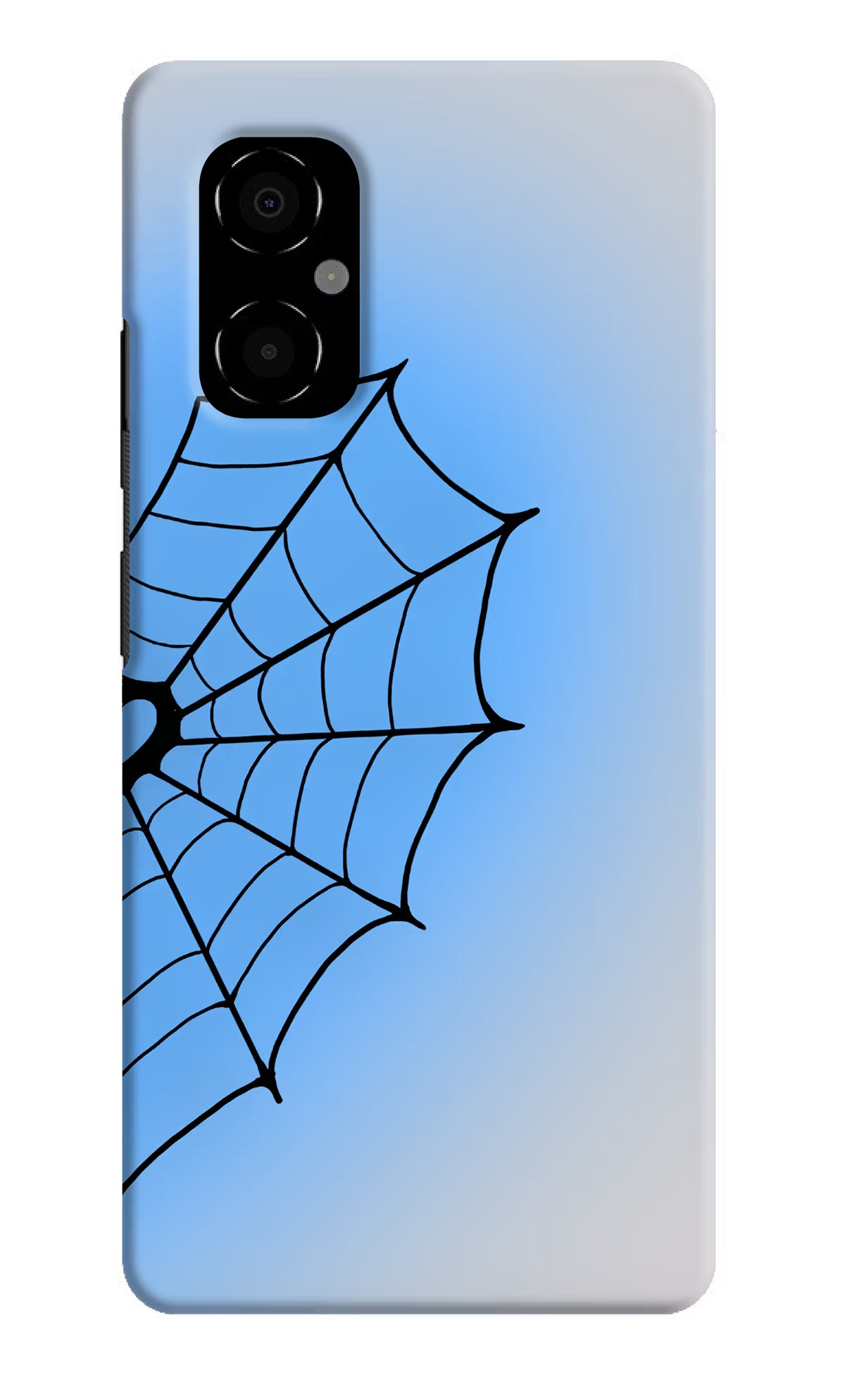 Blue Web Poco M4 5G Back Cover - Blue Web Poco M4 5G Back Cover Blue Web Poco M4 5G Back Cover
