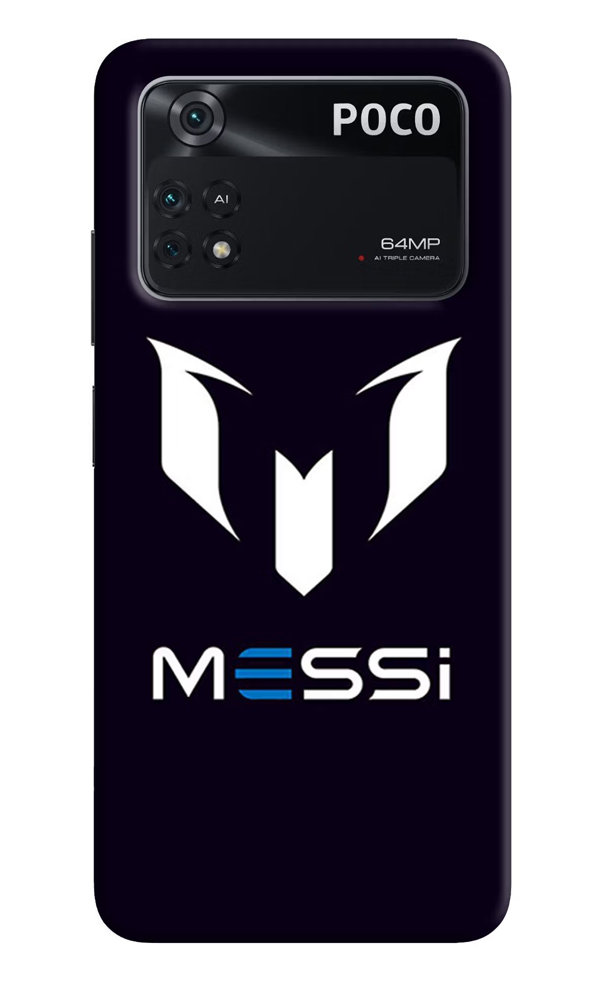 Messi Logo Poco M4 Pro 4G Back Cover - Messi Logo Poco M4 Pro 4G Back Cover Messi Logo Poco M4 Pro 4G Back Cover
