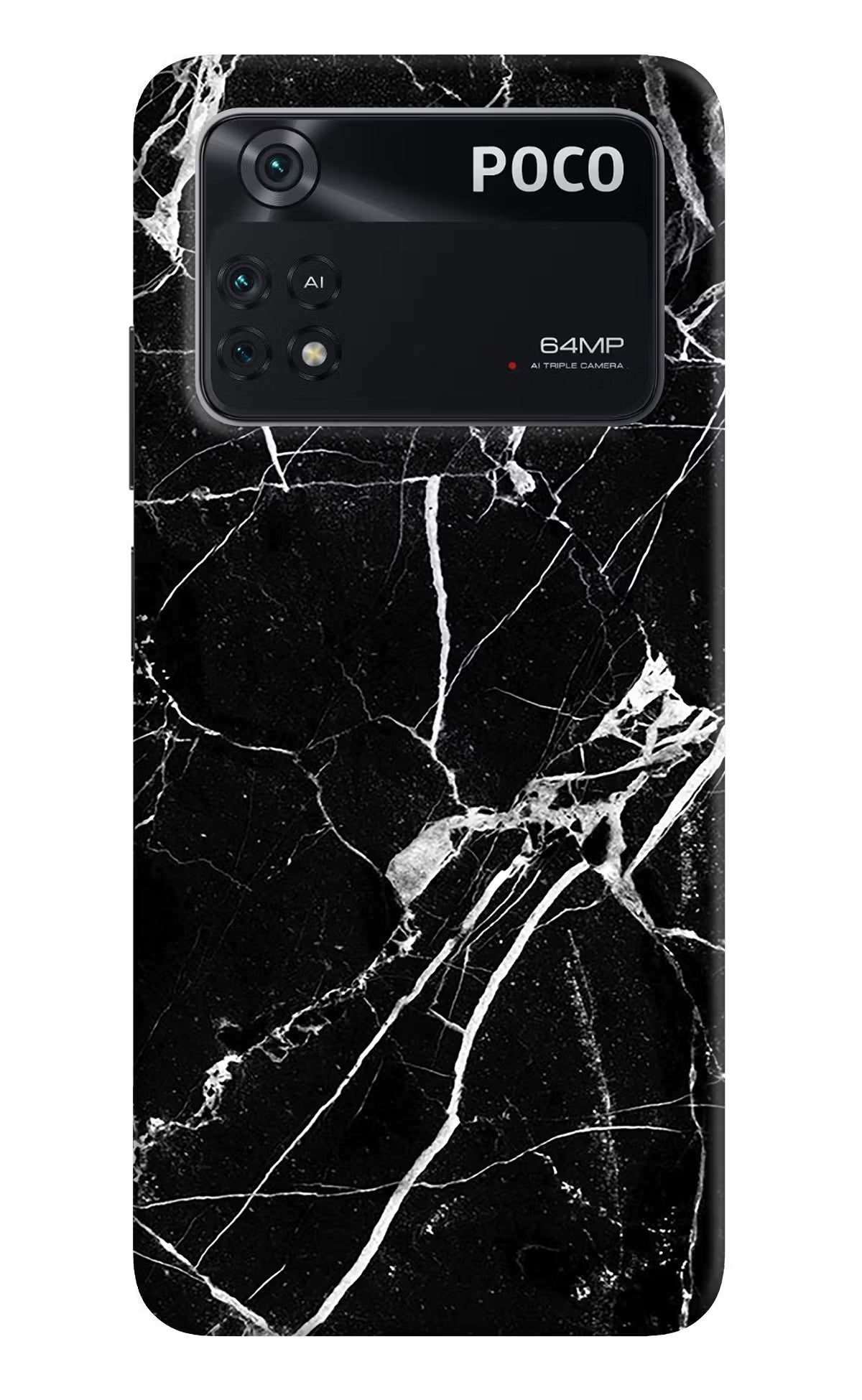 Black Marble Pattern Poco M4 Pro 4G Back Cover - Black Marble Pattern Poco M4 Pro 4G Back Cover Black Marble Pattern Poco M4 Pro 4G Back Cover