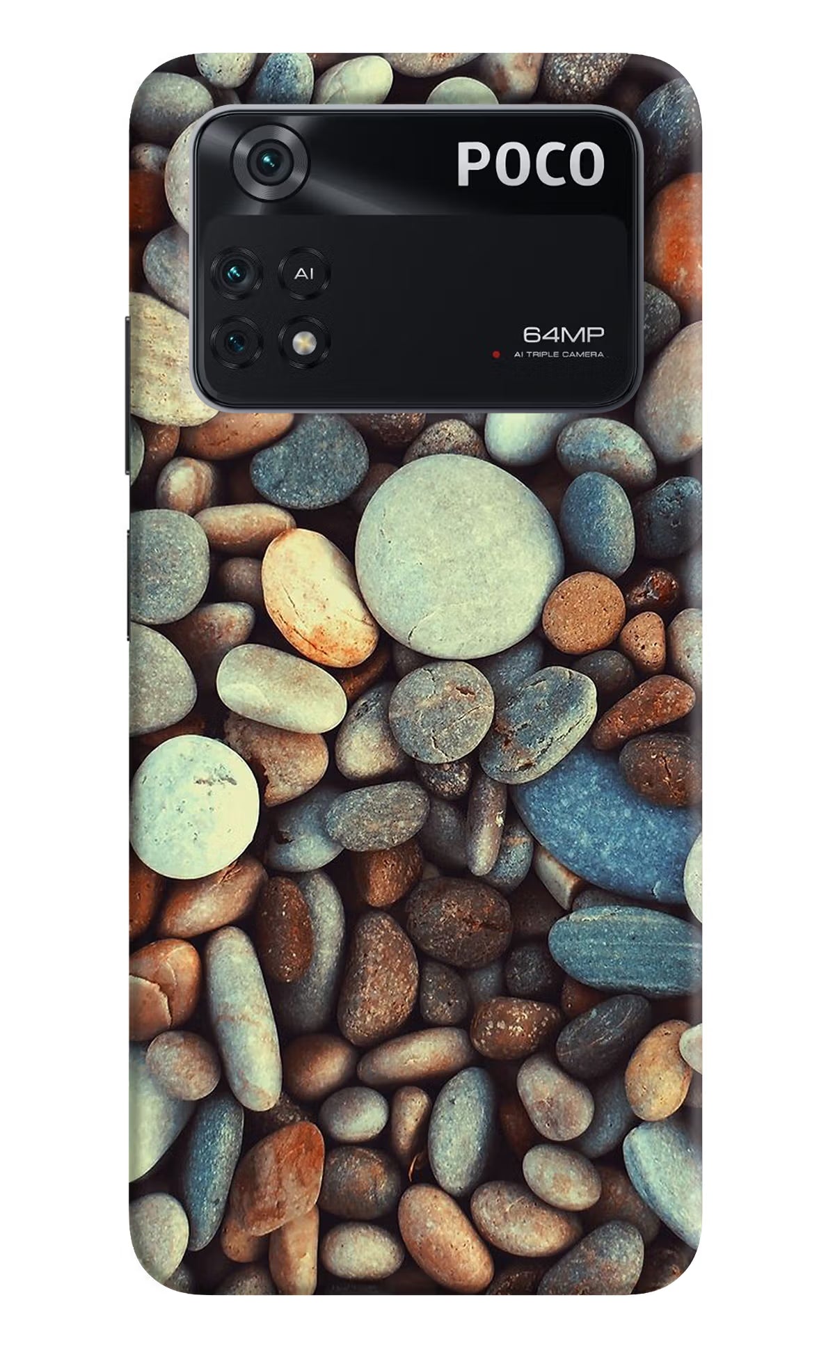 Pebble Poco M4 Pro 4G Back Cover - Pebble Poco M4 Pro 4G Back Cover Pebble Poco M4 Pro 4G Back Cover