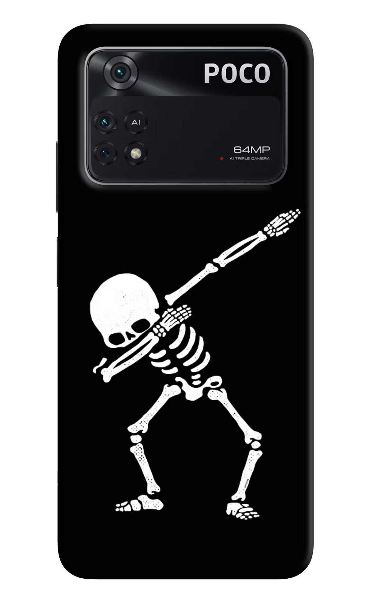 Dabbing Skeleton Art Poco M4 Pro 4G Back Cover - Dabbing Skeleton Art Poco M4 Pro 4G Back Cover Dabbing Skeleton Art Poco M4 Pro 4G Back Cover