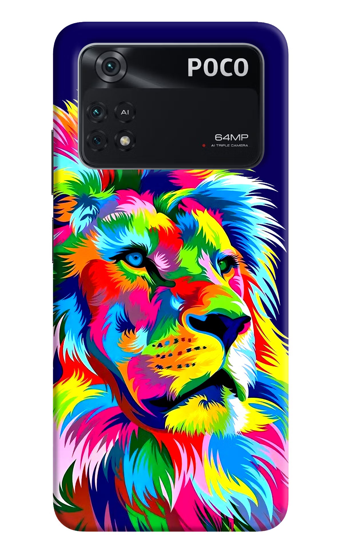 Vector Art Lion Poco M4 Pro 4G Back Cover - Vector Art Lion Poco M4 Pro 4G Back Cover Vector Art Lion Poco M4 Pro 4G Back Cover